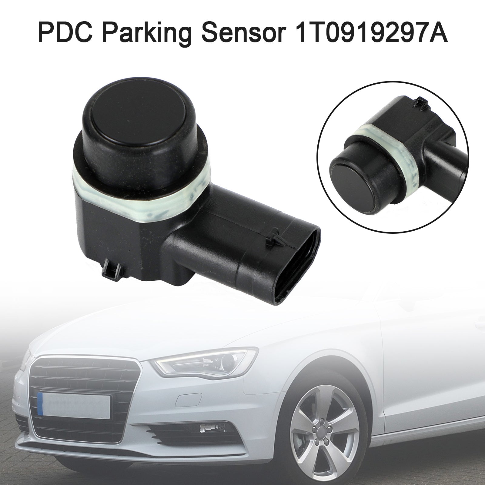 4x PDC 1T0919297A Parkeersensor voor VW Golf Passat Sharan Tiguan Touran Géranique