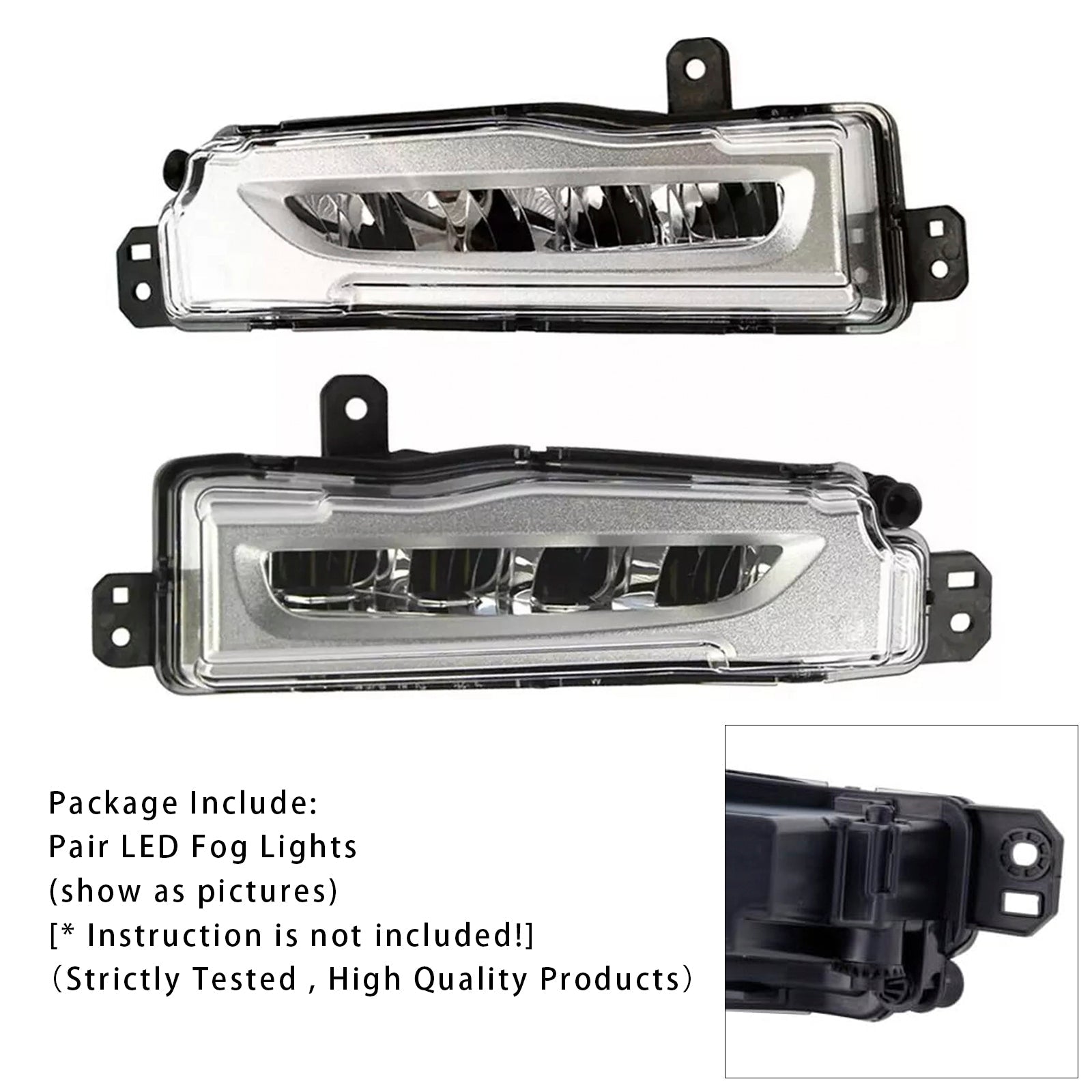 Par de luces antiniebla delantera LED para BMW X5 G05 2018-2022 63177406365