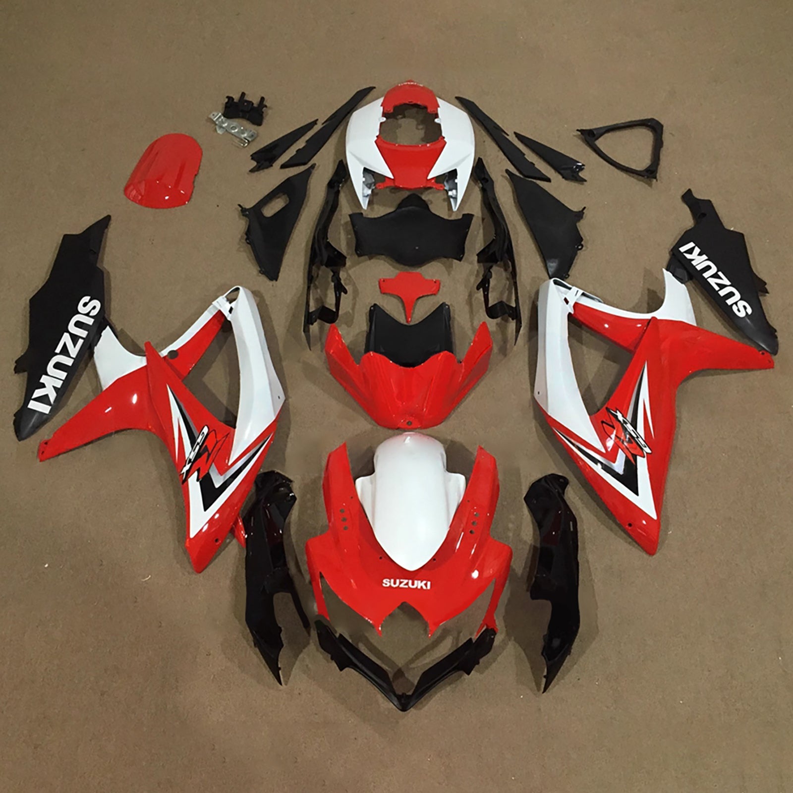 Kit de carénage injecté en plastique ABS pour Suzuki GSXR 600/750 2008-2010 K8