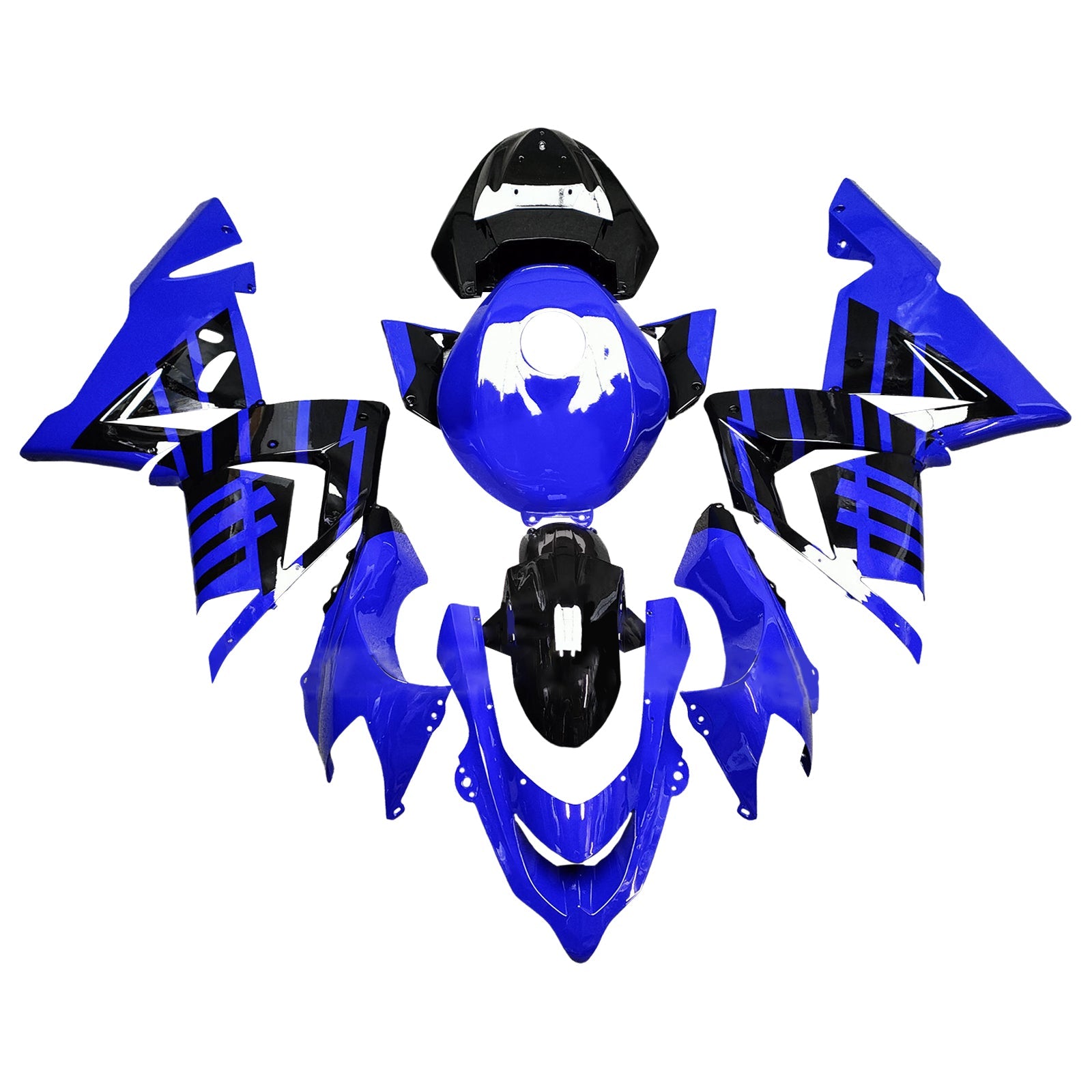 Kit de carénage par injection, carrosserie en plastique ABS pour Kawasaki ZX10R 2004-2005