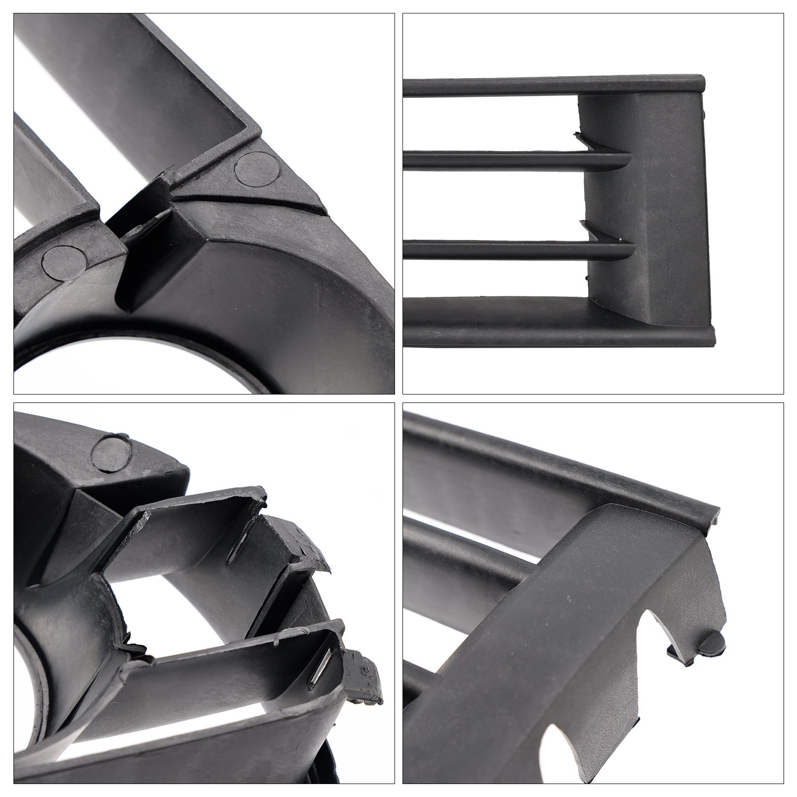 Griglia protettiva inferiore per le luci della nebbia anteriore prima della Volkswagen VW Polo 2002-2005, 2 camere