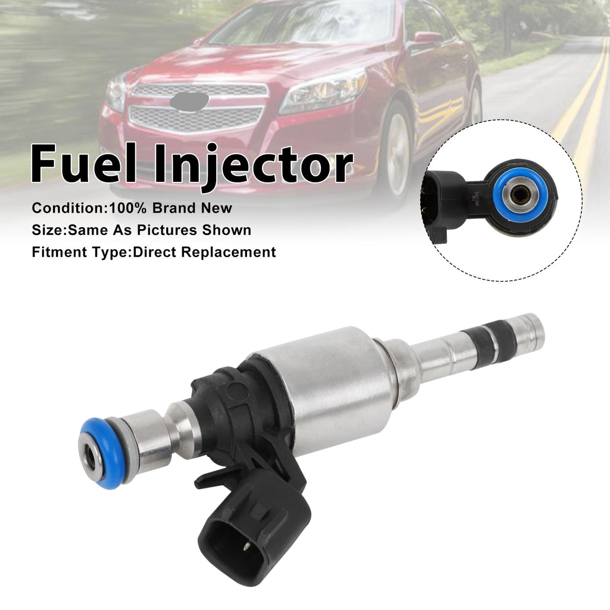 1 injecteur de carburant pour Chevrolet Malibu 2013-2015 et Colorado 2015-2022 (réf. 12627093)