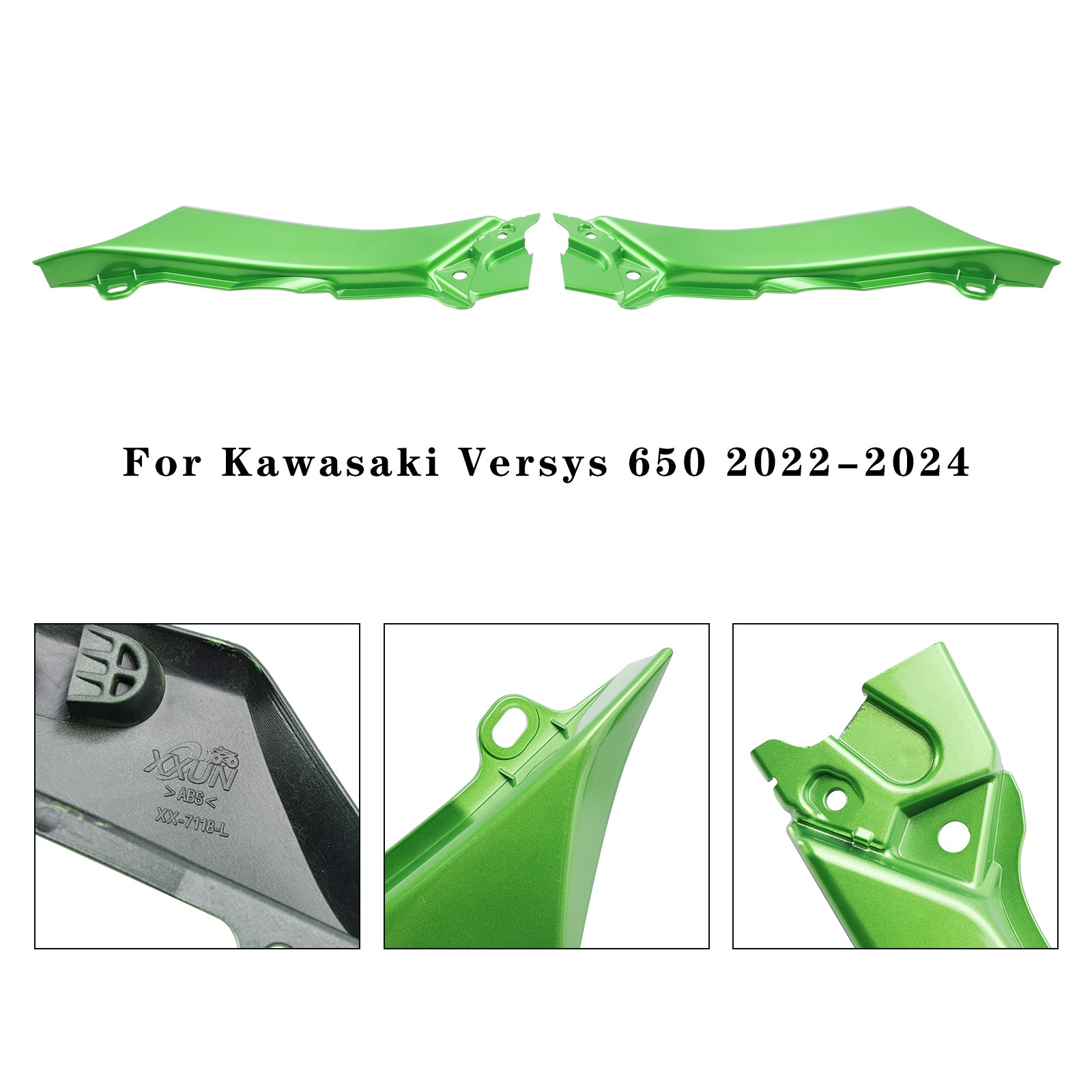 Panneau de carénage de siège latéral pour Kawasaki Versys 650 KLE650 2022-2024