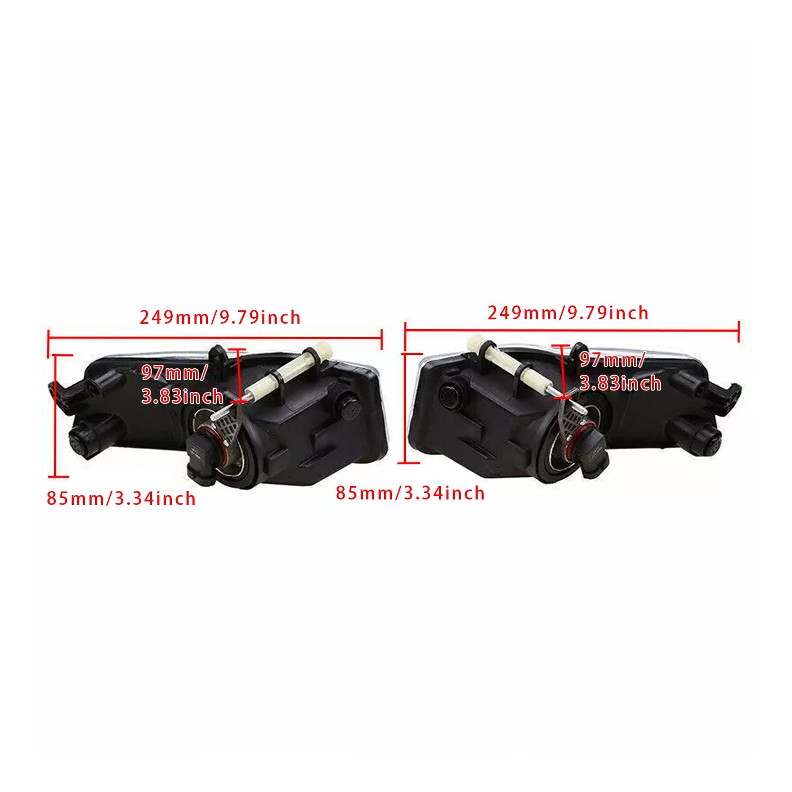 Paire de feux antibrouillard avant pour Audi A6 S6 Quattro 2009-2011 4F0941699A