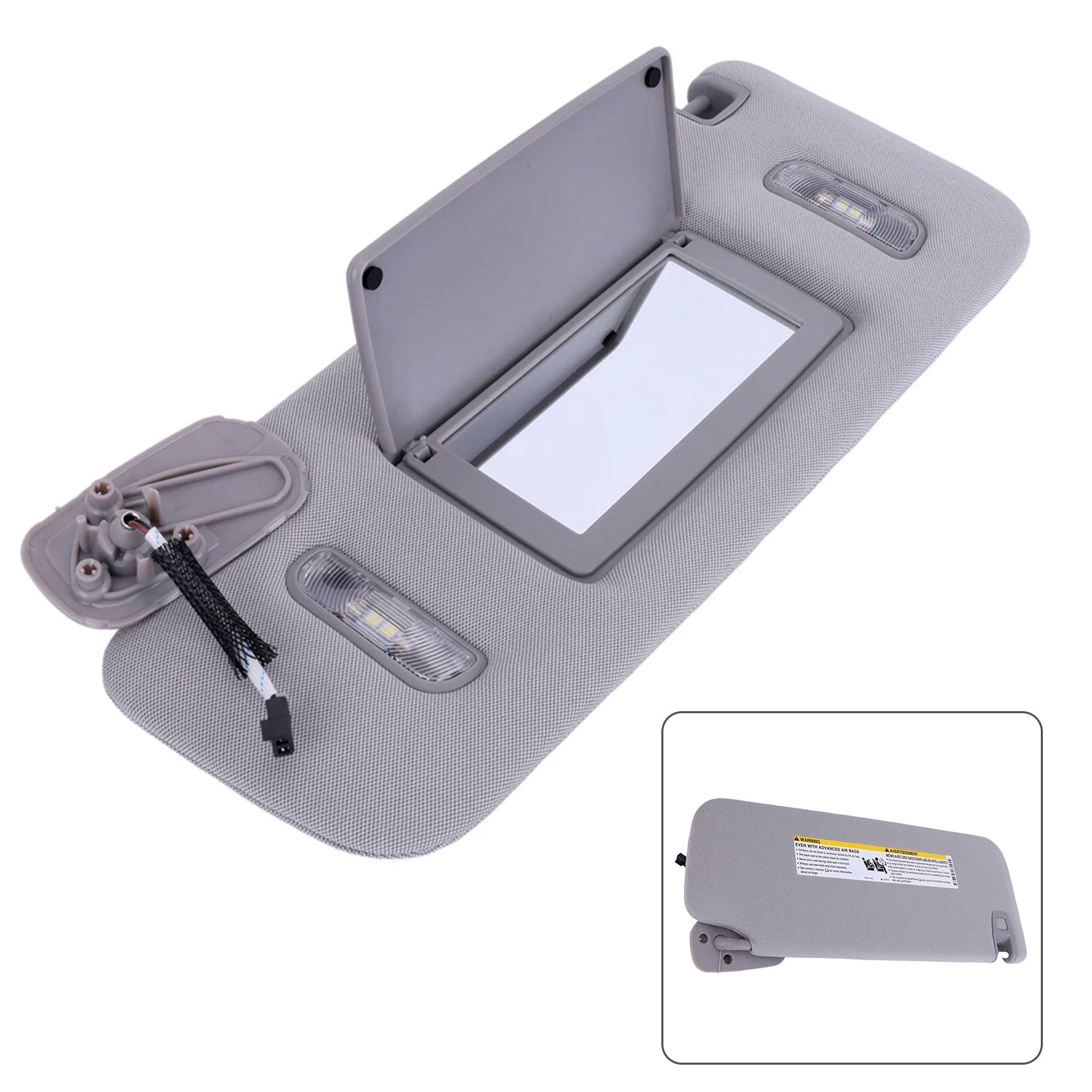 Pare-soleil gris côté gauche 85220-F0100TTX pour Hyundai Elantra 16-19