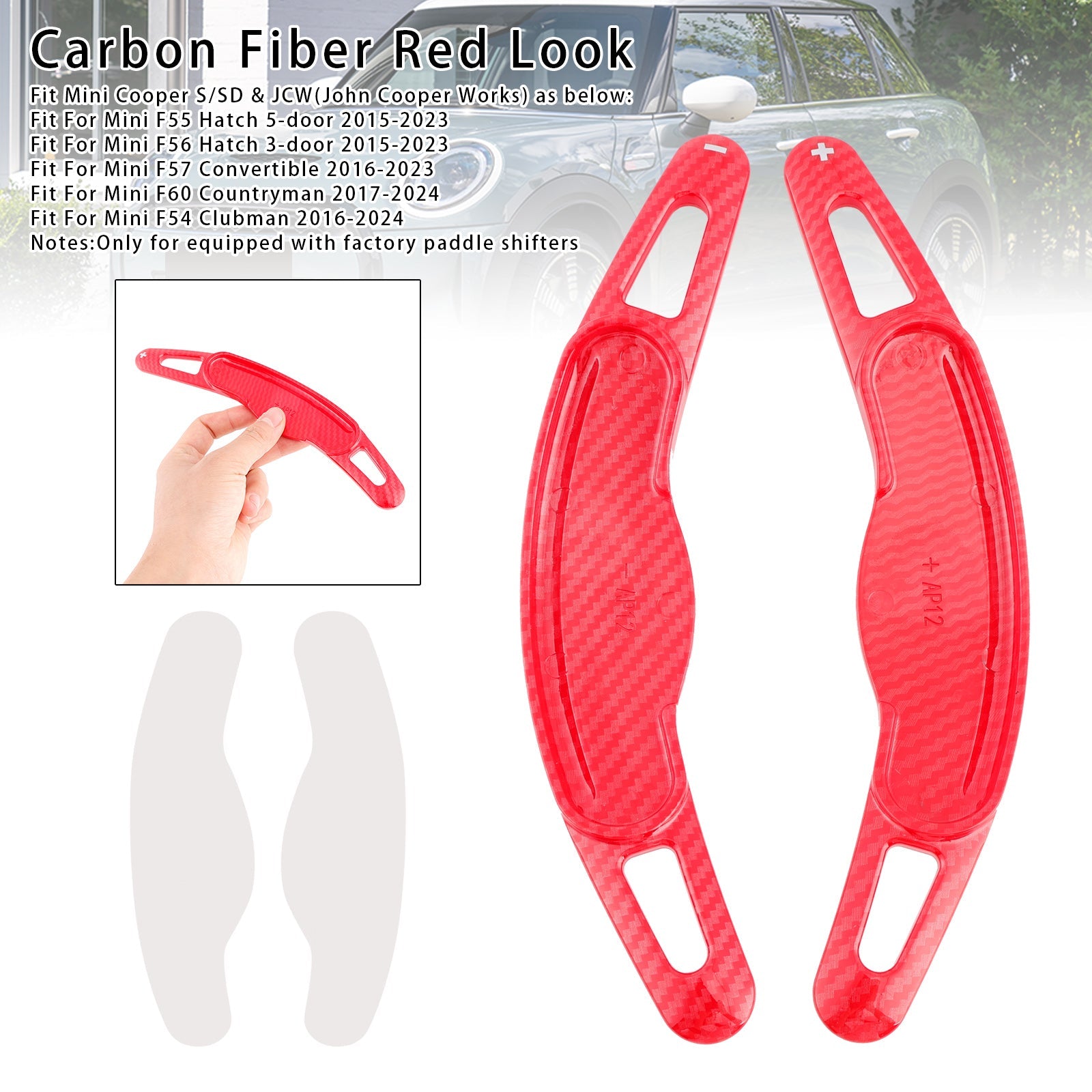 Extension de palettes de changement de vitesse au volant pour Mini F54 F55 F56 F57 F60 2014-2022