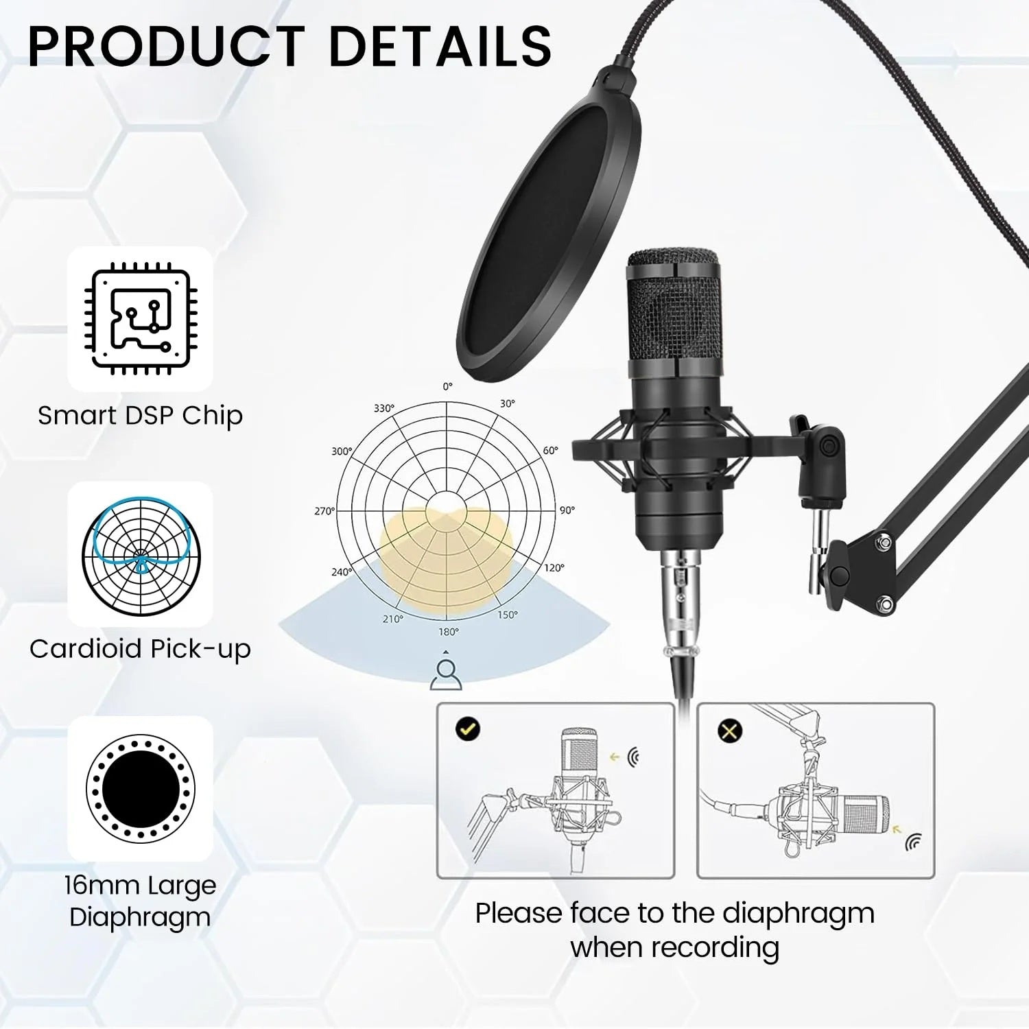 Scheda audio V8s Live per la registrazione di podcast, canto, streaming e giochi