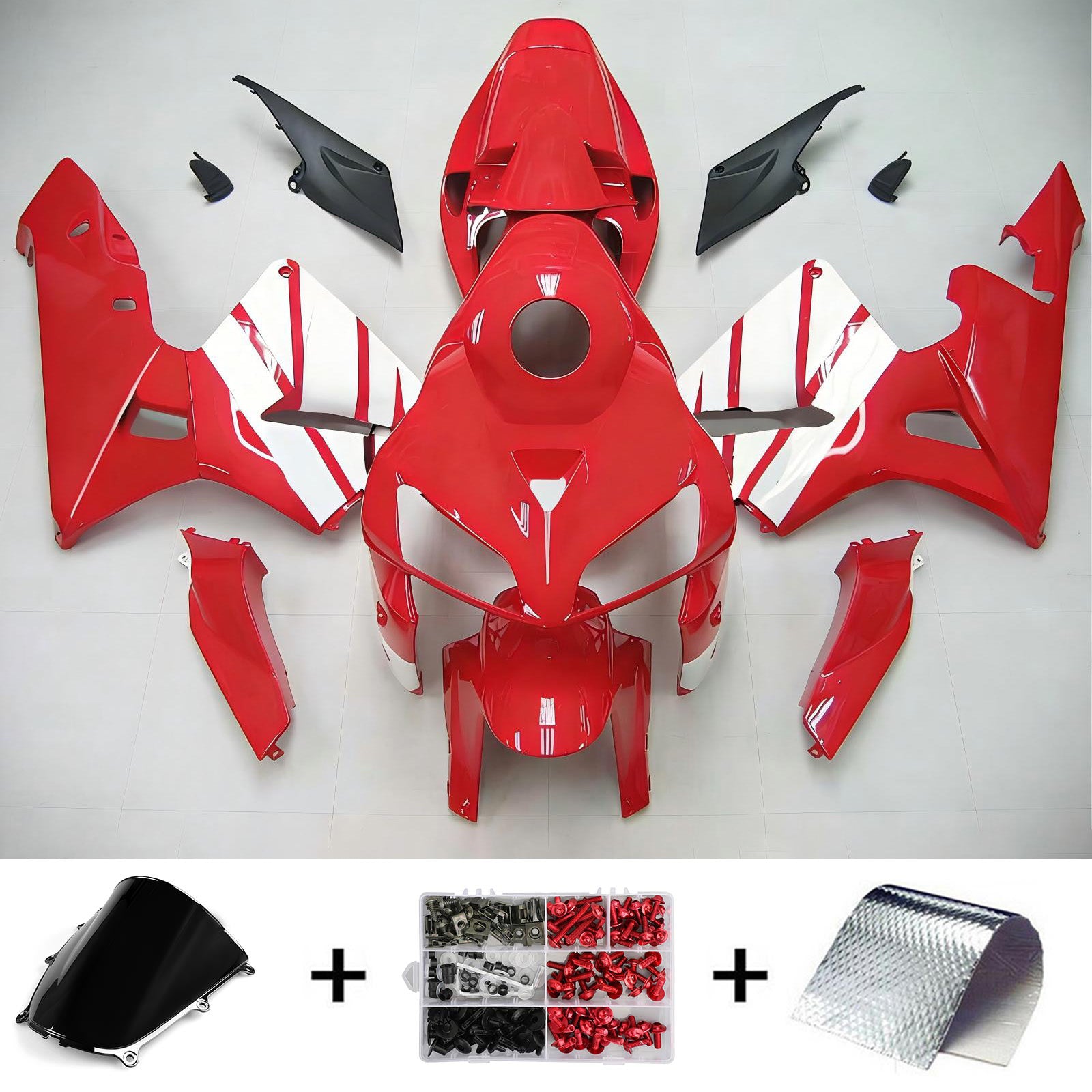 Kit de carénage par injection, carrosserie en plastique ABS pour Honda CBR600RR 2005-2006 F5