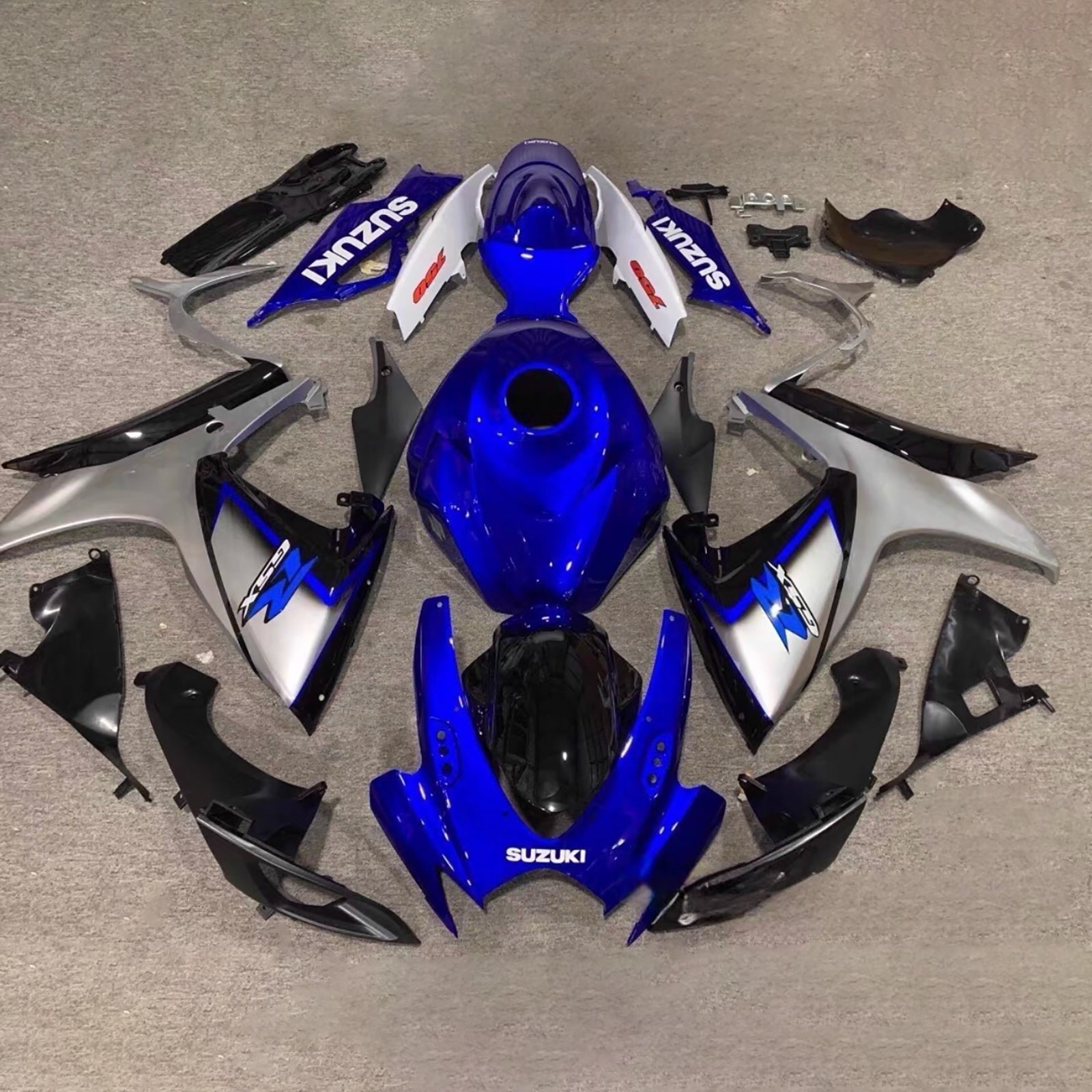 Kit de carénage injecté en plastique ABS pour Suzuki GSXR 600/750 2006-2007 K6