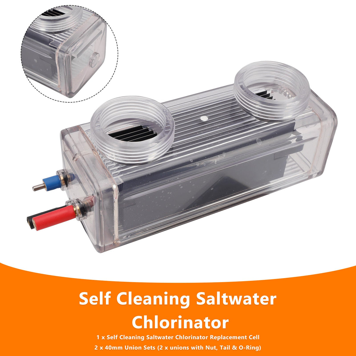 Cellule de remplacement autonettoyante à eau salée pour Zodiac Clearwater LM2-40