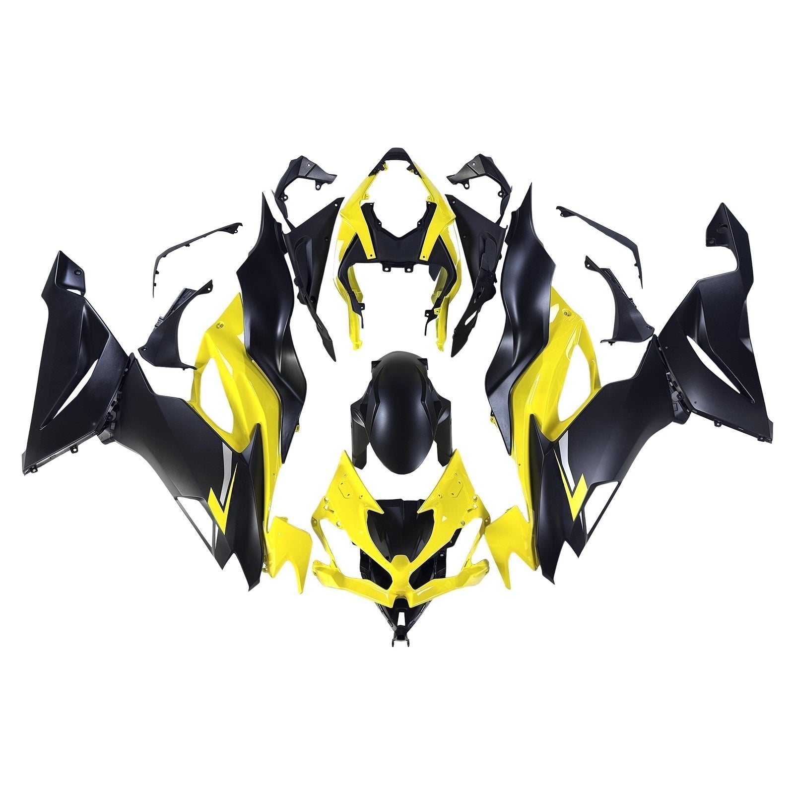 Injection carénage kit carrosserie plastique ABS fit pour Kawasaki ZX6R 2019-2023