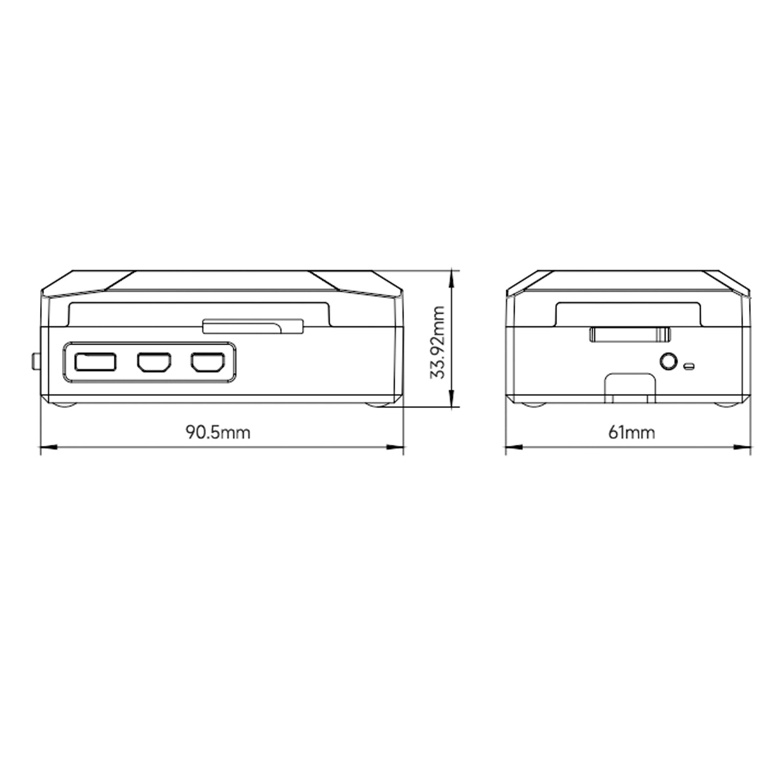 Raspberry Pi 5 Silver Shadow Shell -suojakotelo ABS-materiaalista Speed ​​​​Fan