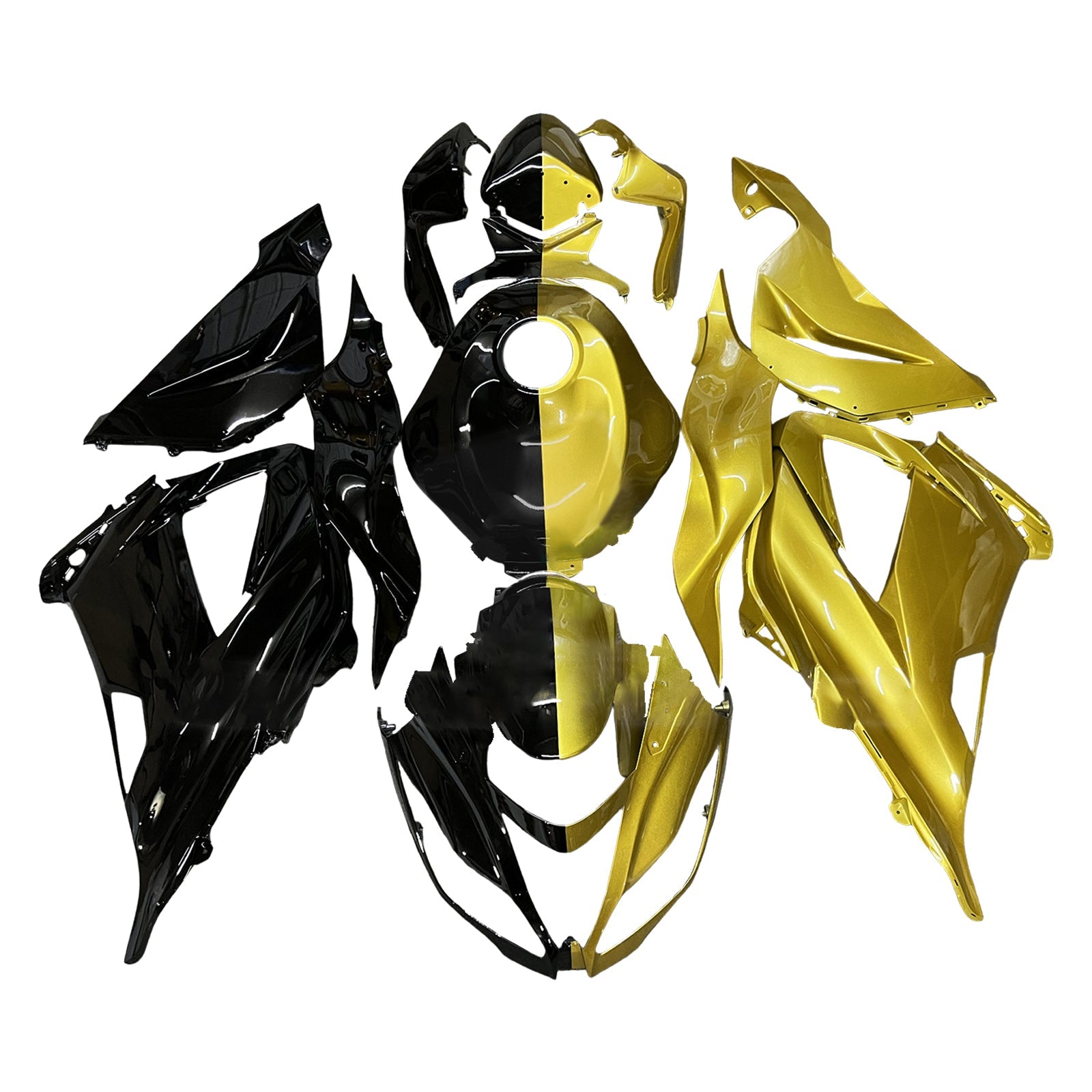 Kit de carénage par injection, carrosserie en plastique ABS pour Kawasaki ZX6R 636 2013-2018