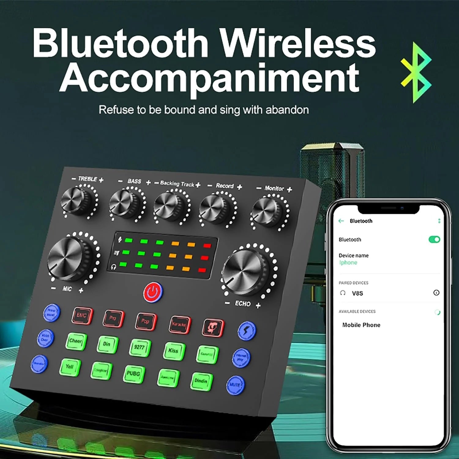 Scheda audio V8s Live per la registrazione di podcast, canto, streaming e giochi