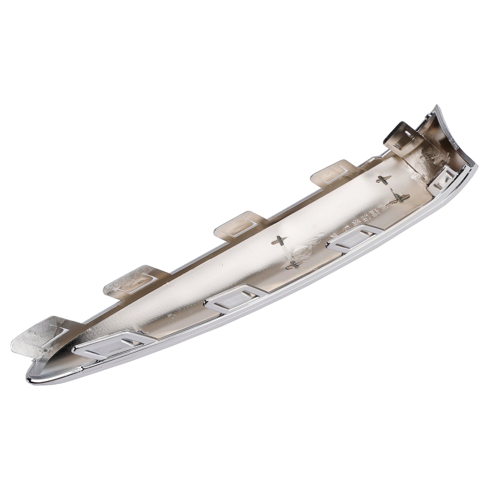 Chromen sierlijst voor de rechter voorbumper van de Fiat 500 Lounge (2015.08-2020) - Onderdeelnummer : 735642307