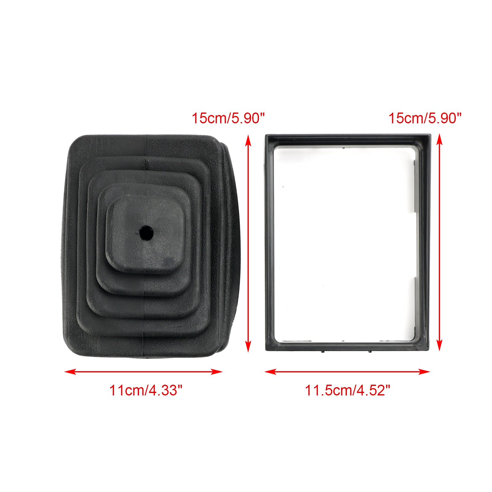Shifter Boot Retainer Bezel Ring Manual Trans voor Jeep Wrangler TJ 1997-2004