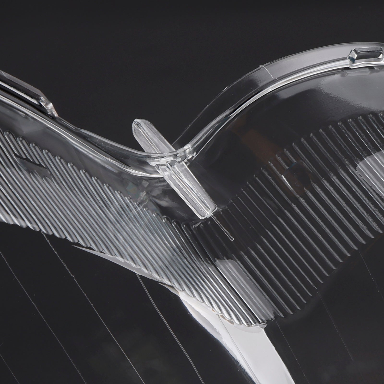 Set di 2 copri fari anteriori e posteriori per Benz W230/R230 SL500 SL600 (2003-2008) con colla