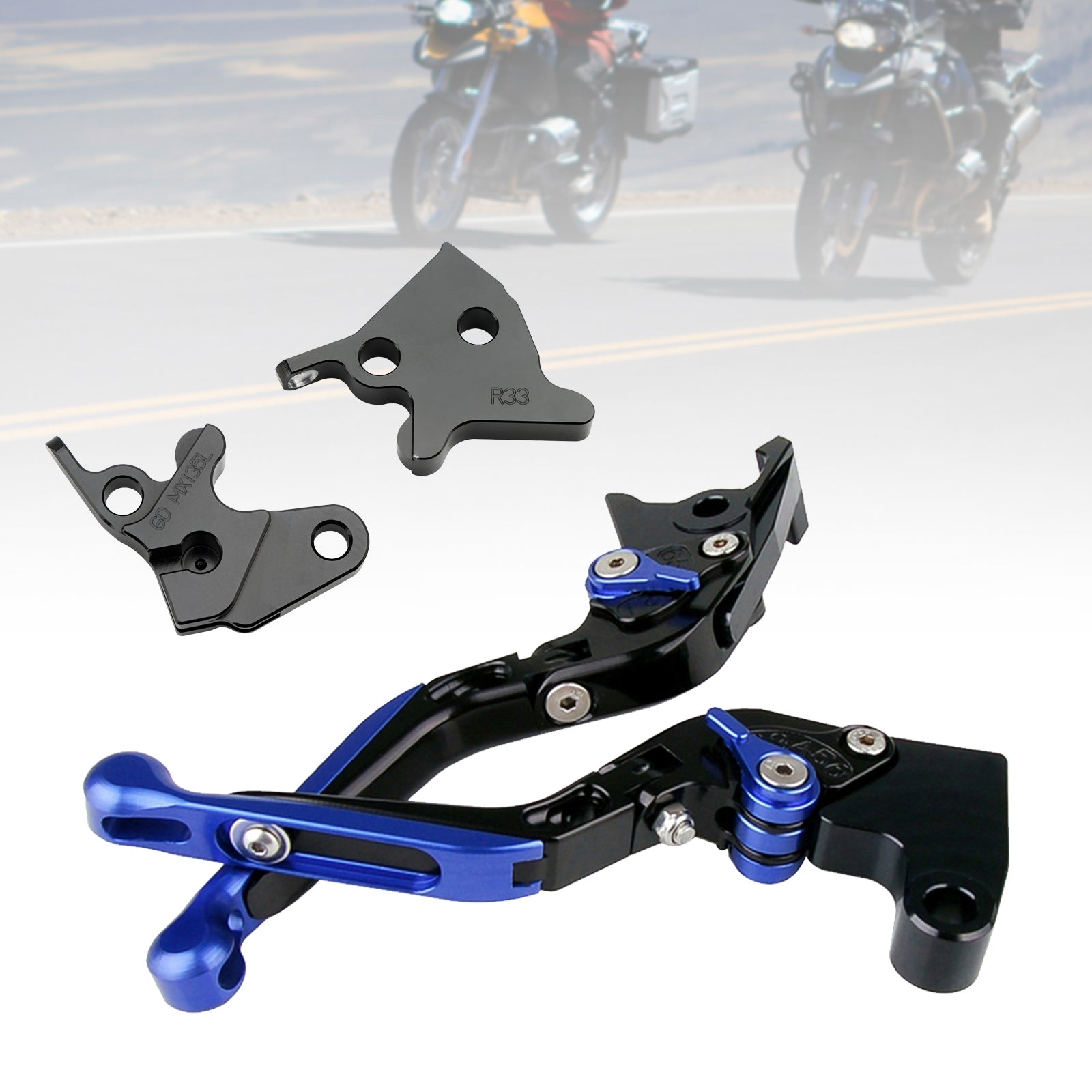 Leva freno e frizione regolabile per Yamaha YBR125 2005-2014