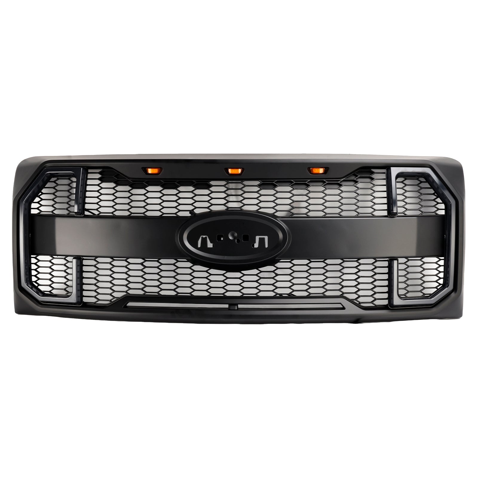Grille de Bumper Front Style Raptor Mat Raptor con LED per Ford F150 2009-2014