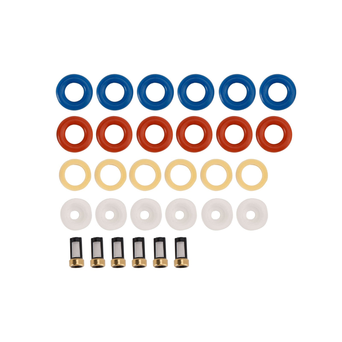 Joint torique d'injecteur de carburant 0280150947 compatible avec Ford Aerostar 86-87 et Mustang 1987-1993