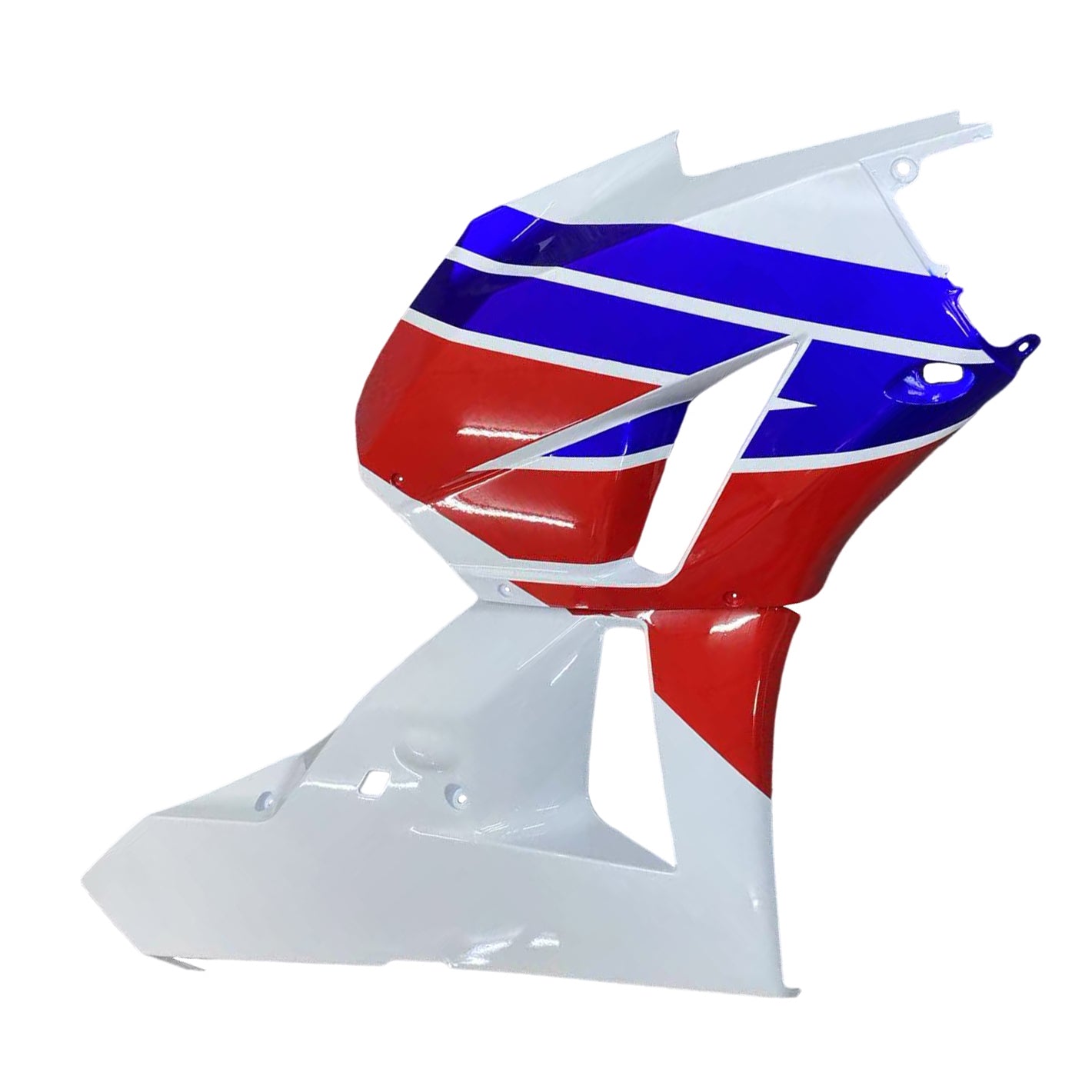 Kit de carénage en plastique ABS moulé par injection blanc et bleu pour Honda CBR600RR 2013-2020