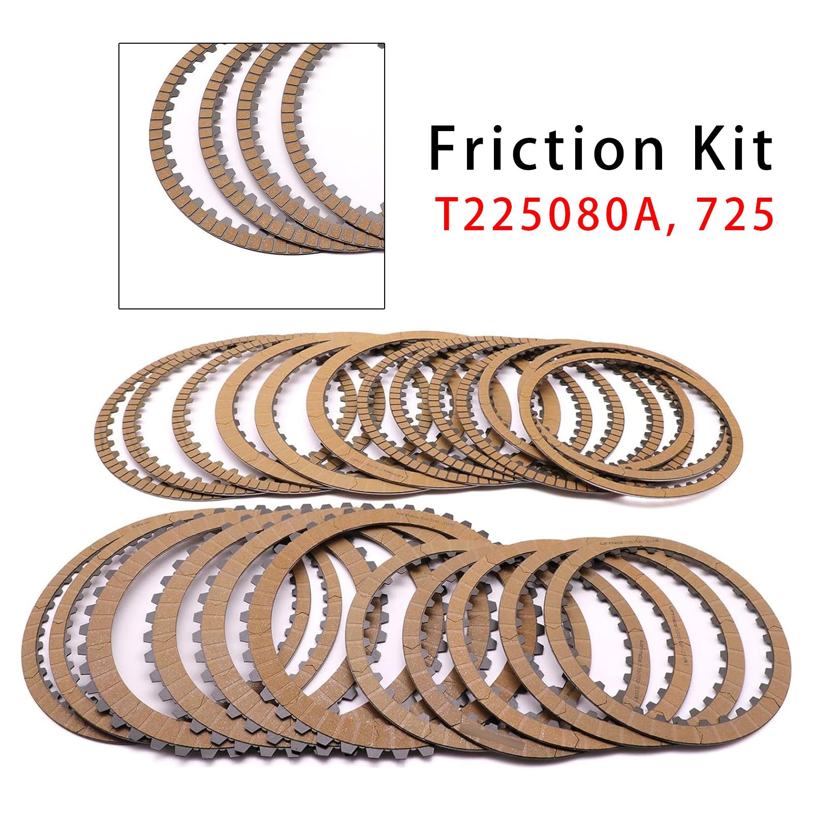 Kit de 24 disques de friction d'embrayage de transmission 725 T225080A pour Mercedes-Benz GLE (W167) (2020 à aujourd'hui)