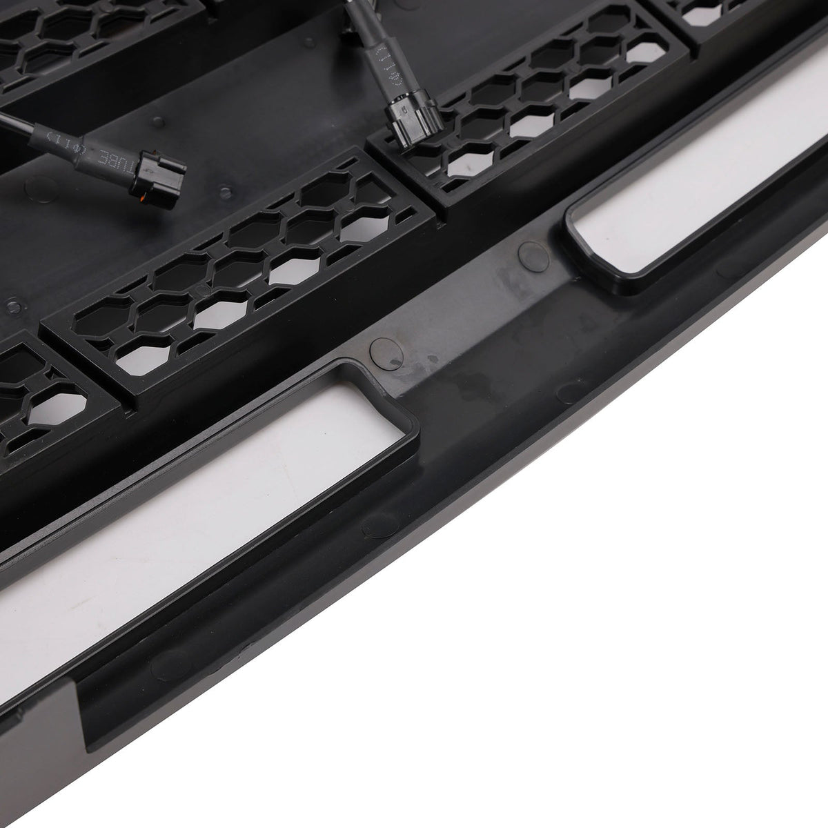 Calandre de pare-chocs avant noire mate avec éclairage LED pour Ford Ranger (2004-2011).