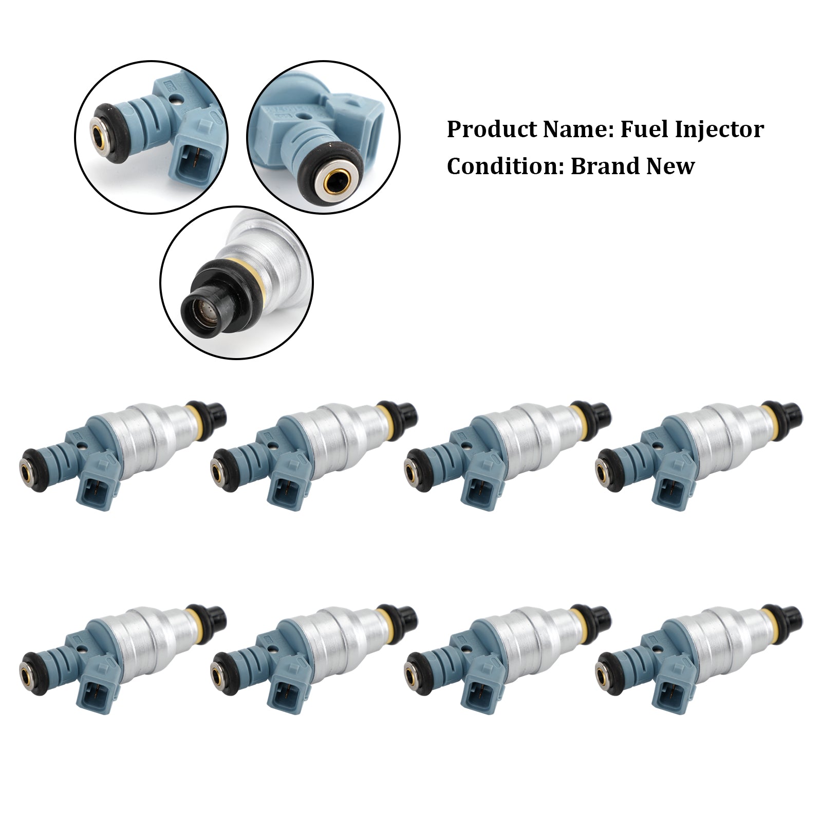 8 kpl Polttoainesuuttimet 0280150759 Ford E-250 E-350 7,5L V8 1988-1991 822-11120
