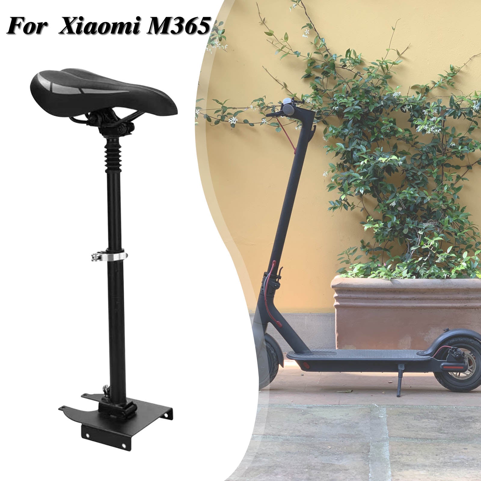 Selle Pliante Réglable pour Trottinette Électrique Xiaomi M365
