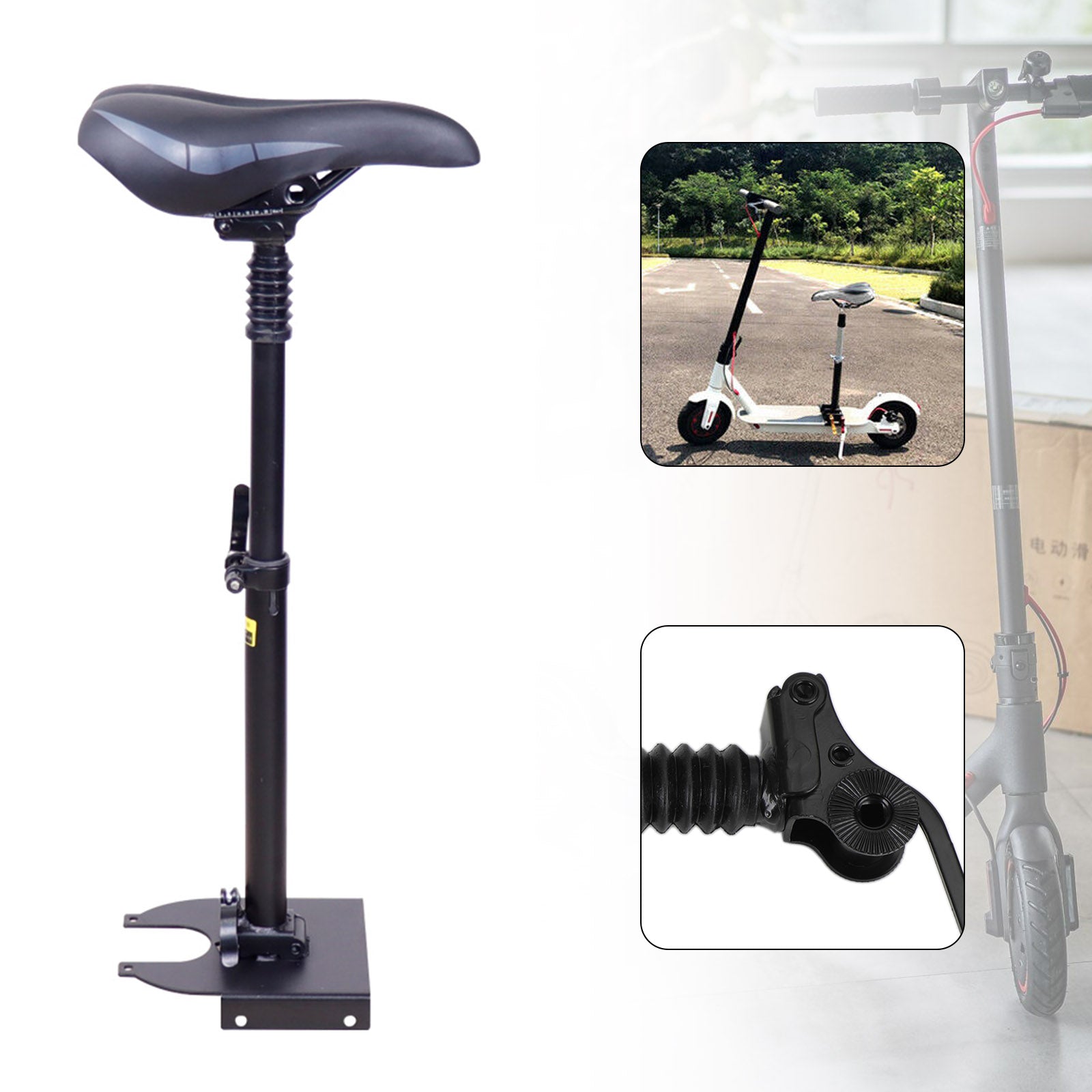 Selle Pliante Réglable pour Trottinette Électrique Xiaomi M365