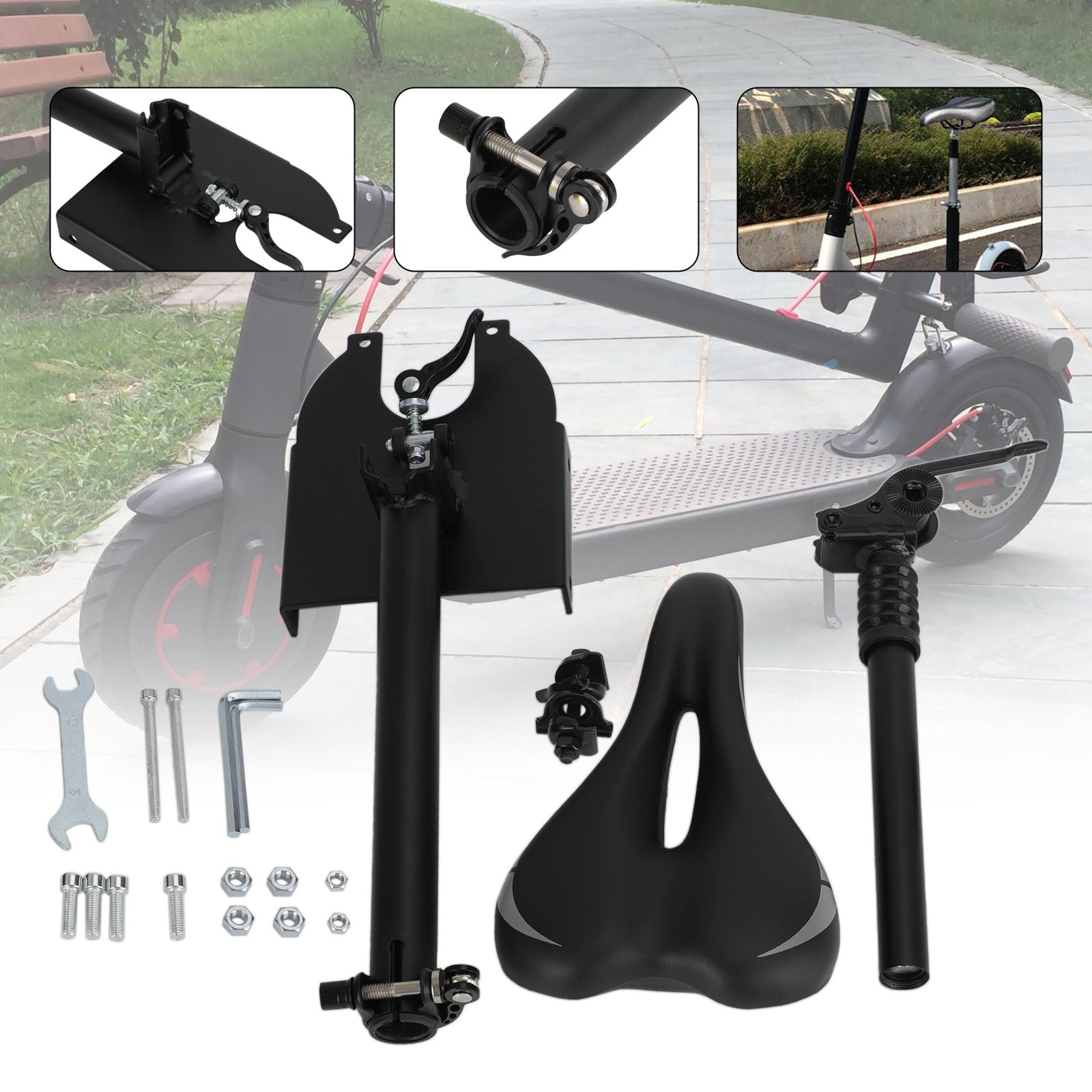 Selle Pliante Réglable pour Trottinette Électrique Xiaomi M365