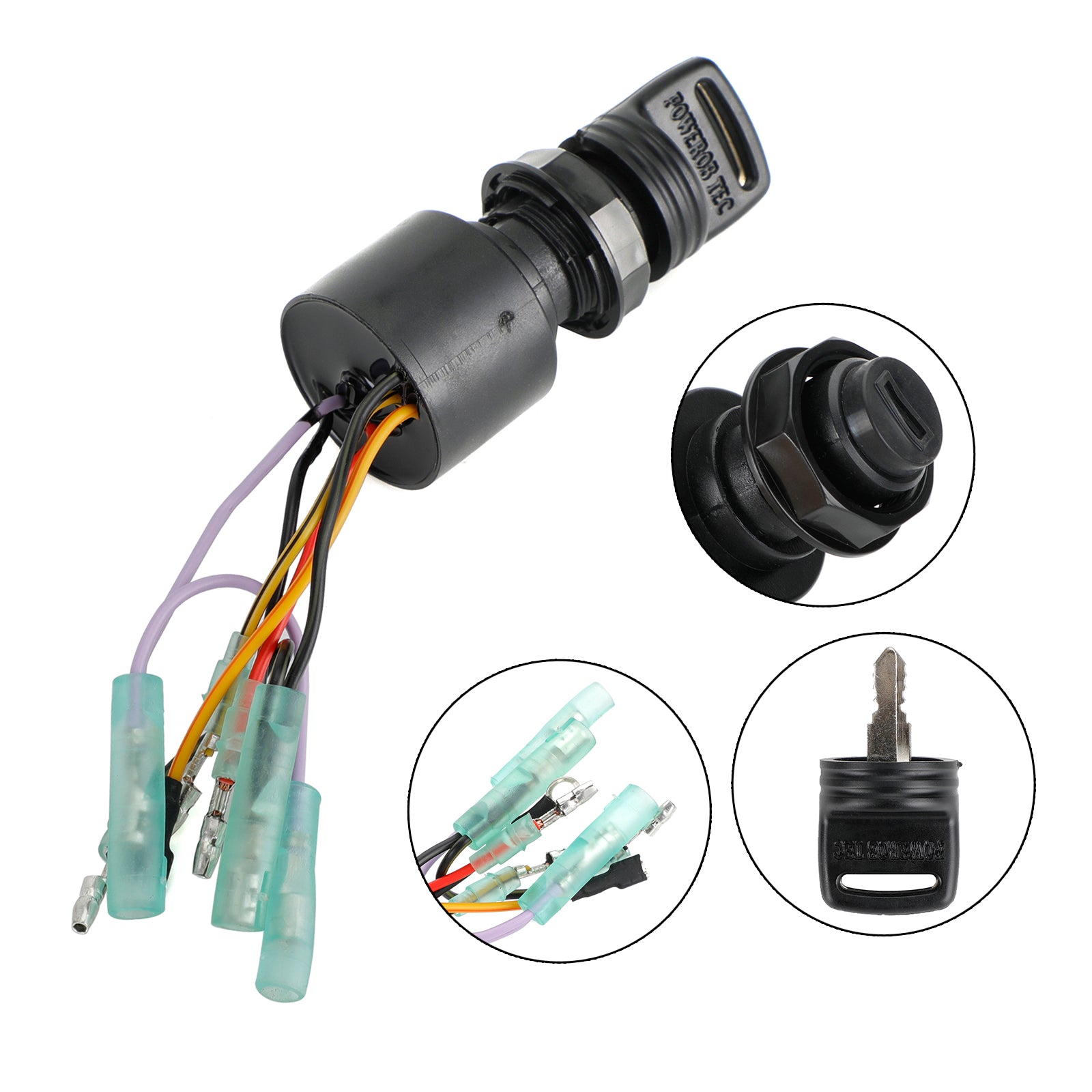 Interrupteur à clé Assy Ignition pour Mercury Outboard 15HP 87-17009A5