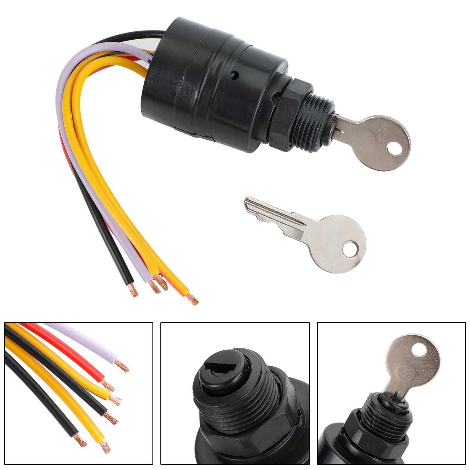 Interrupteur à clé Assy Ignition pour Mercury Marine 87-17009A2 Sierra MP41070-2
