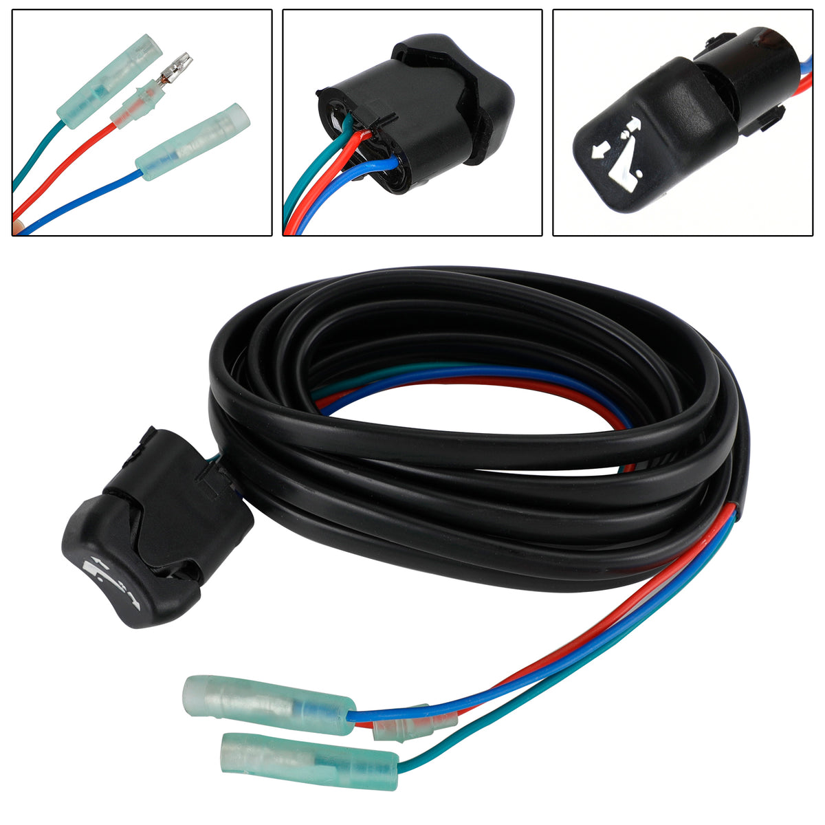 Interruttore di trim e inclinazione del motore singolo per Yamaha 704-82563-41-00