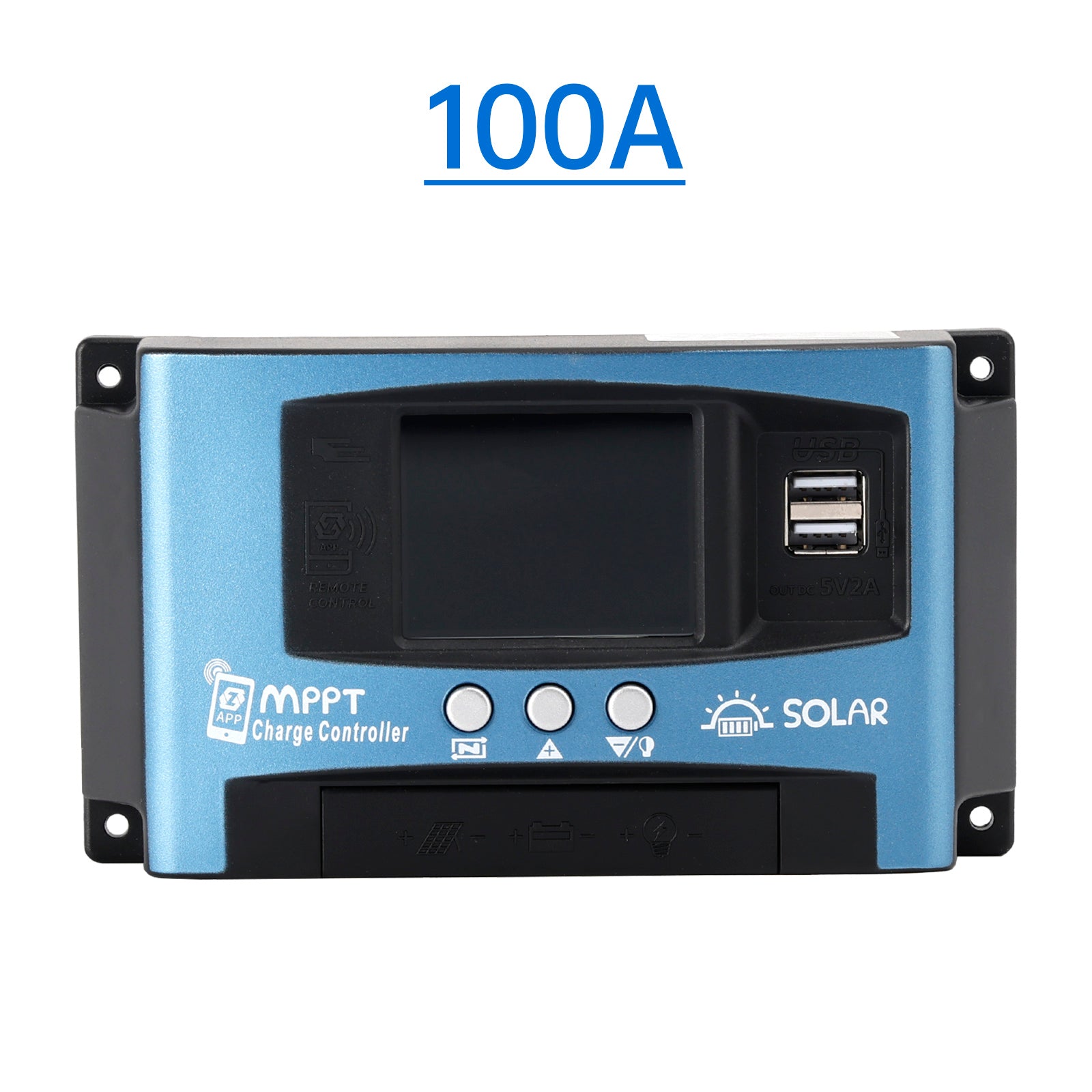 MPPT 30 A/60 A/100 A, Bluetooth, regulator temperature in obremenitve in obremenitev