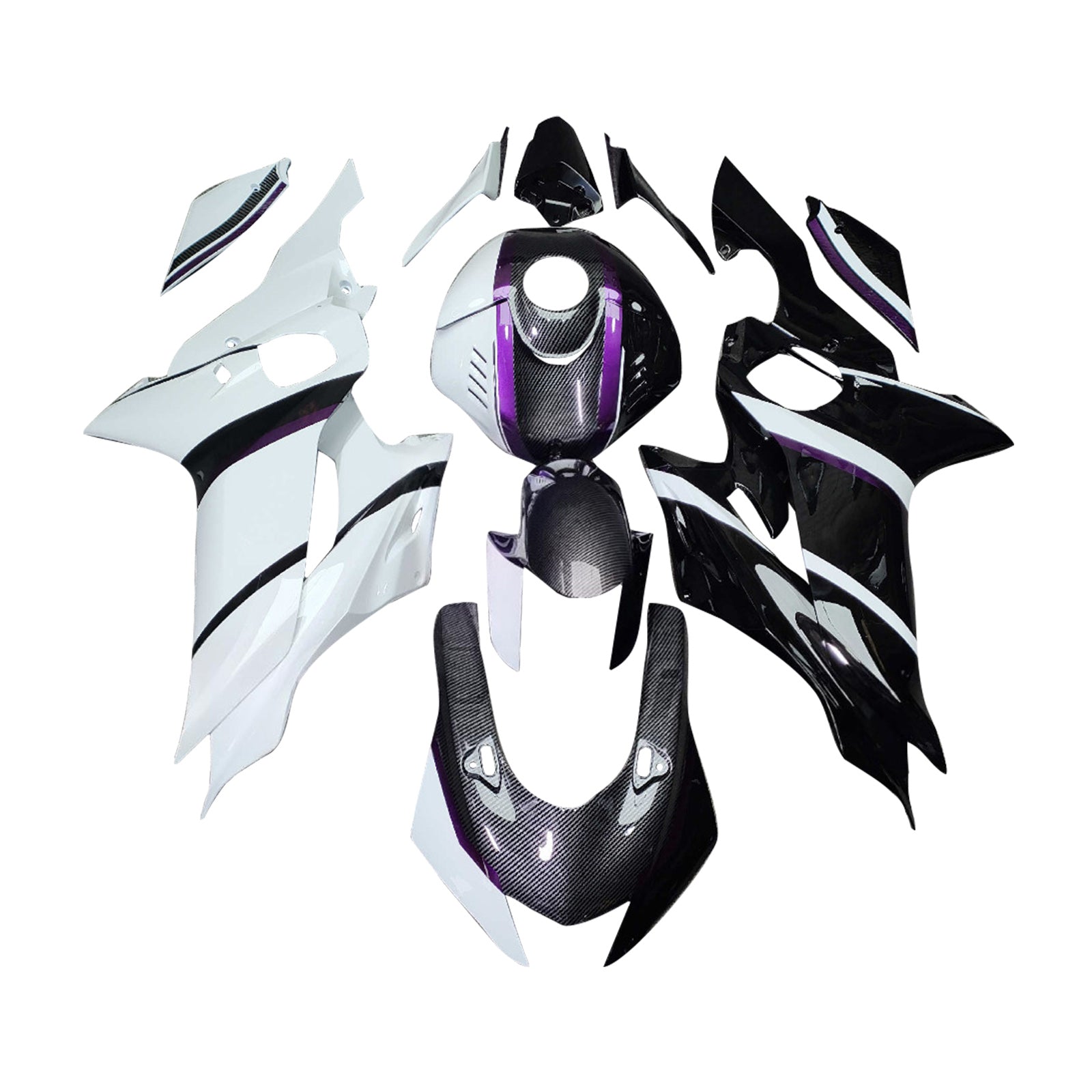 Kit carena iniettata in plastica ABS per Yamaha YZF-R6 2017-2023