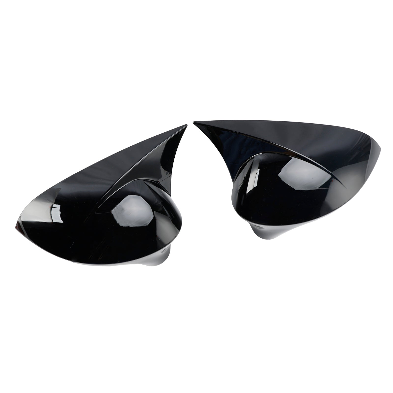 2008-2017 SEAT Ibiza 6J Gloss Black Wing Door Mirror Cover Caps pour gauche + droite