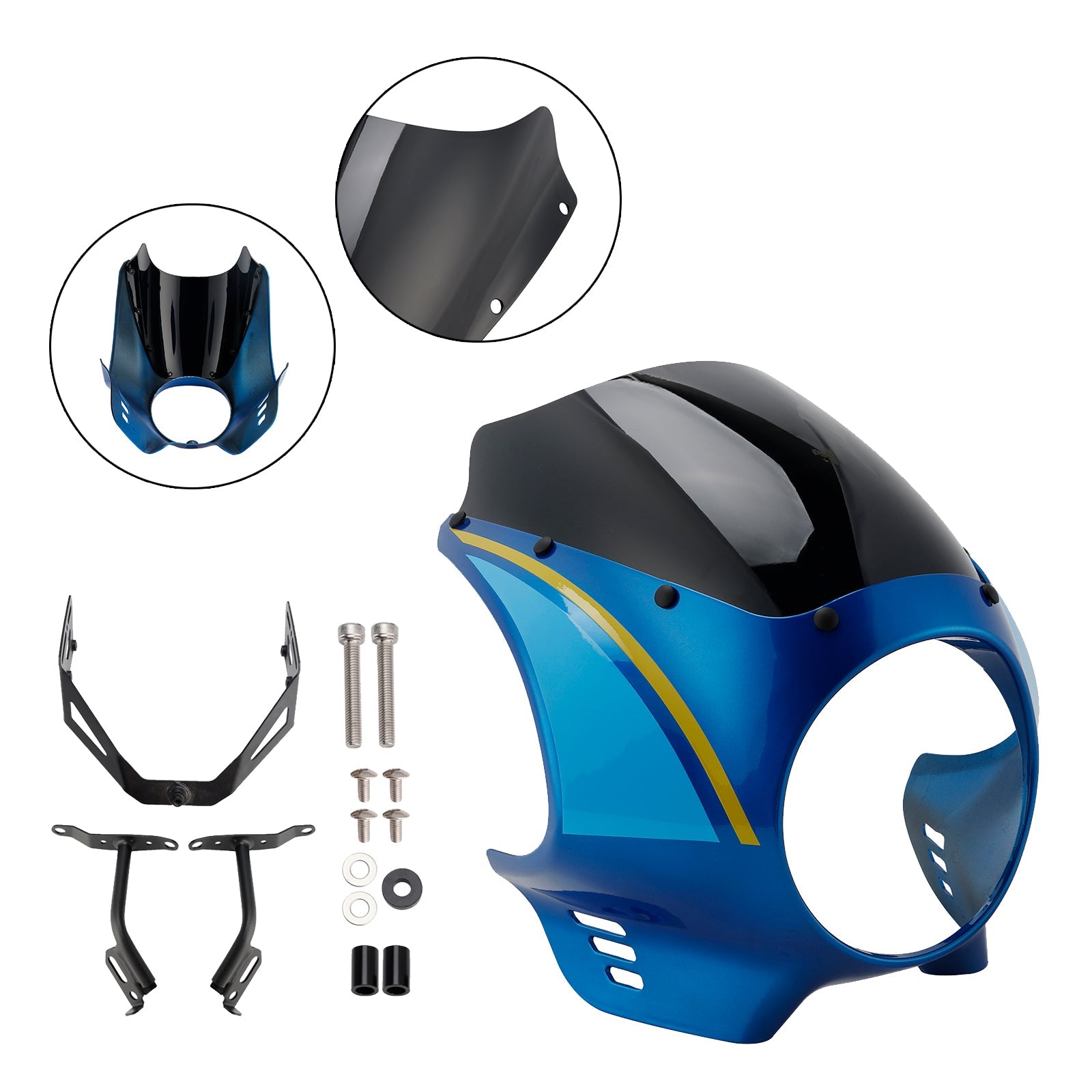 Parabrisas y carenado de faro para Yamaha XSR900 (2022-2025)