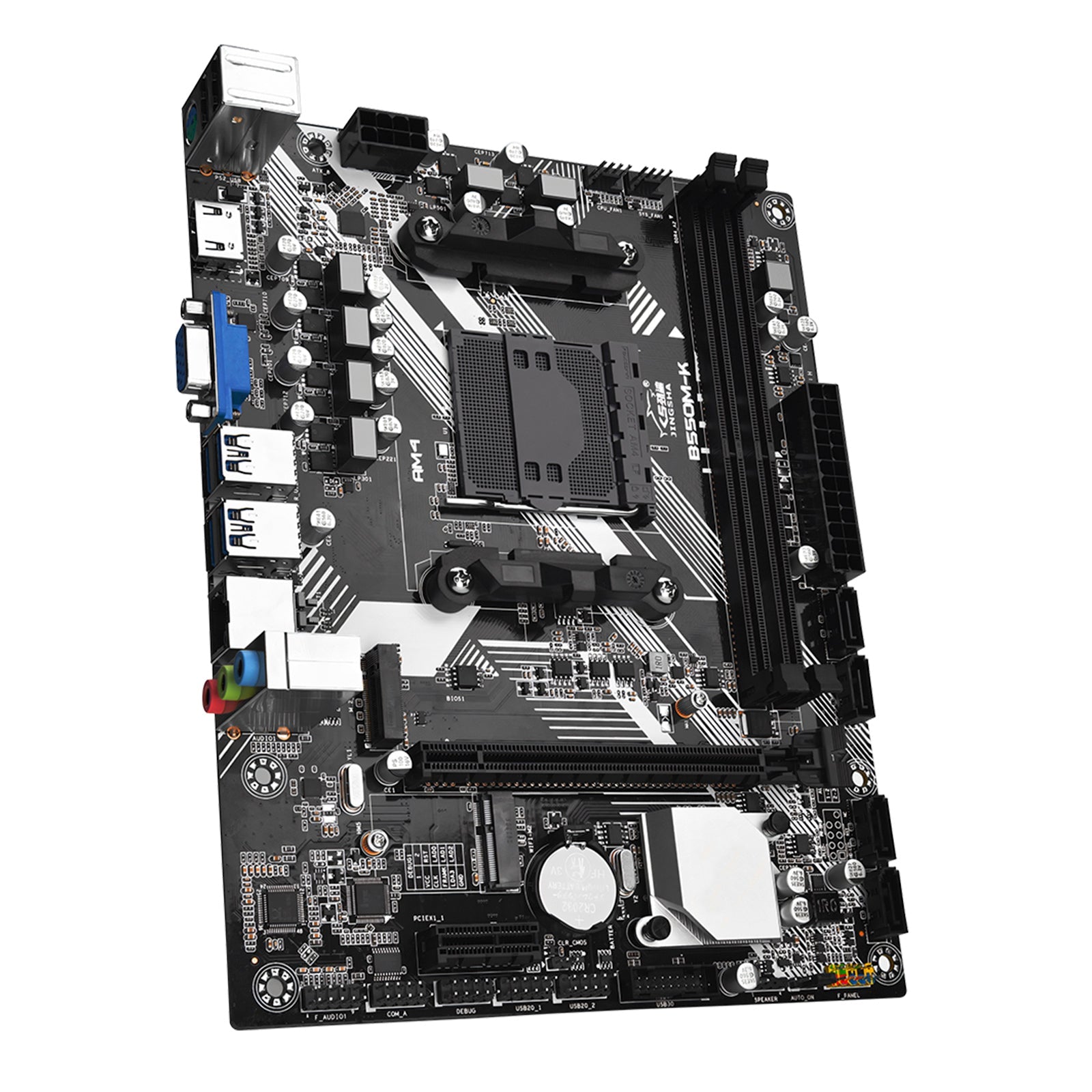 Carte mère B550M-K avec protocole AM4 et disque dur M.2 Ryzen 3-5