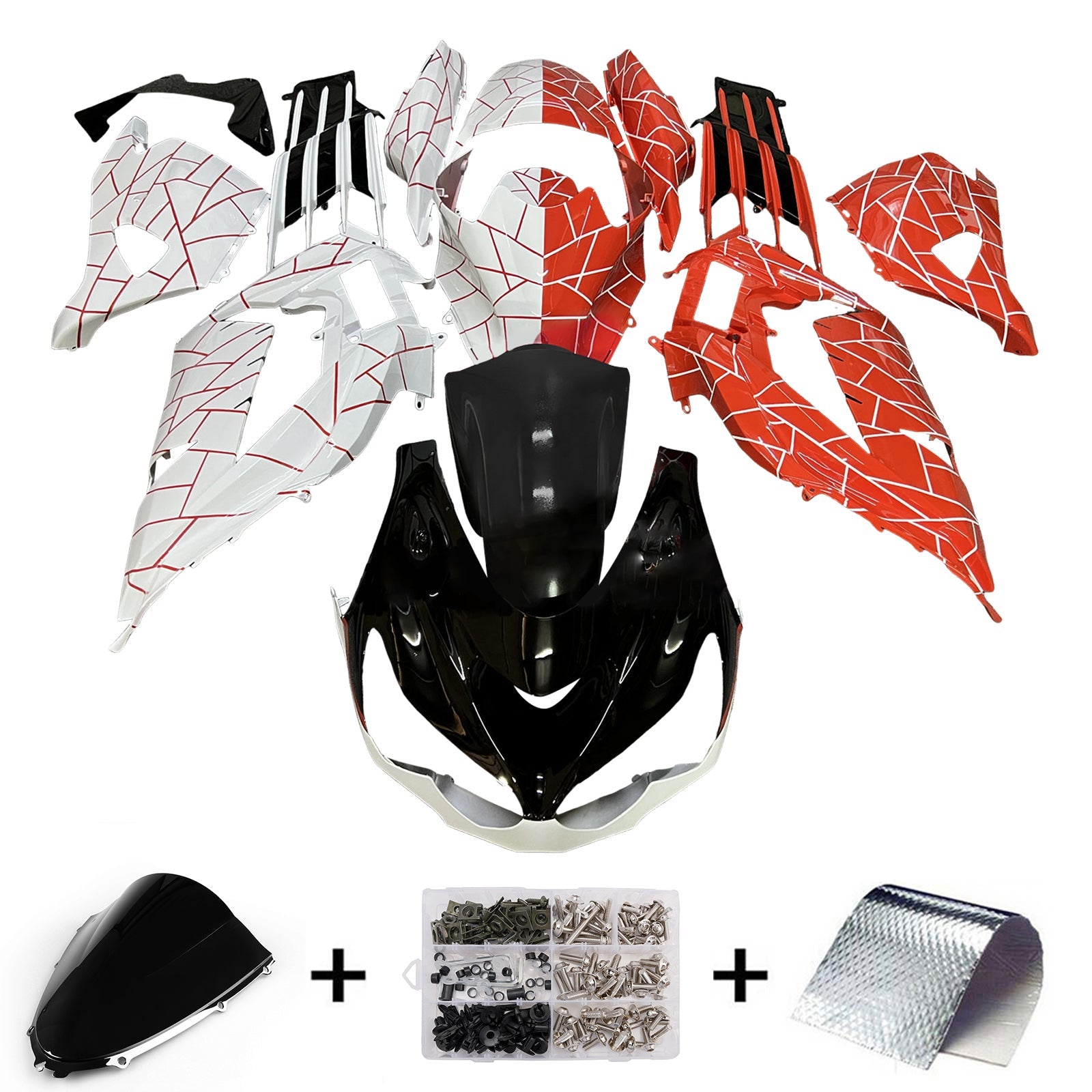 Kit carenatura iniezione per Kawasaki ZX14R ZZR1400 2012-2025