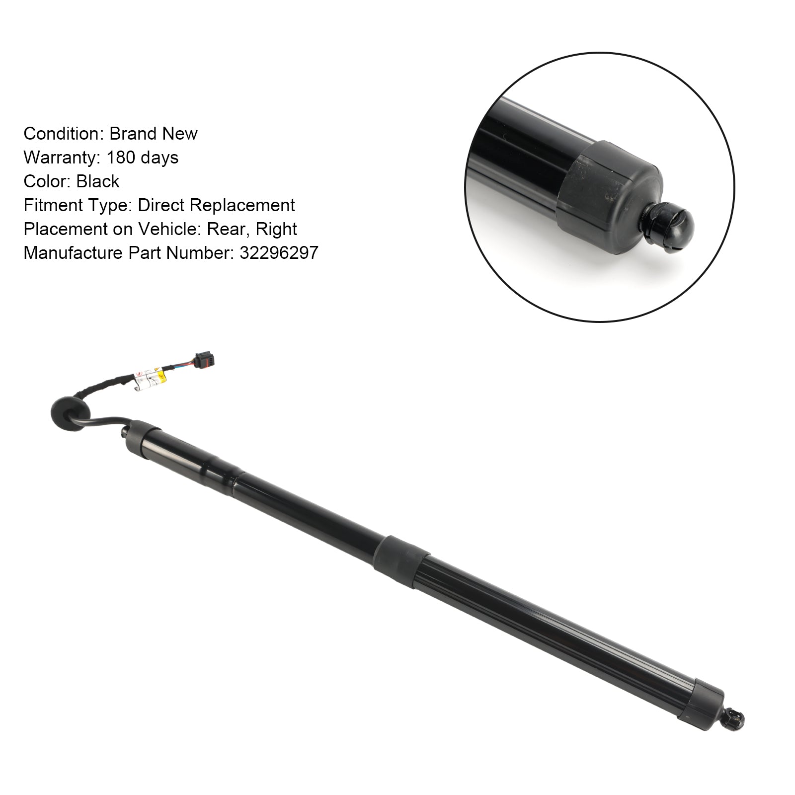 Rear Right Electric Tailgate Gas Strut 32296297 Pour Volvo XC40 536 2022-2023