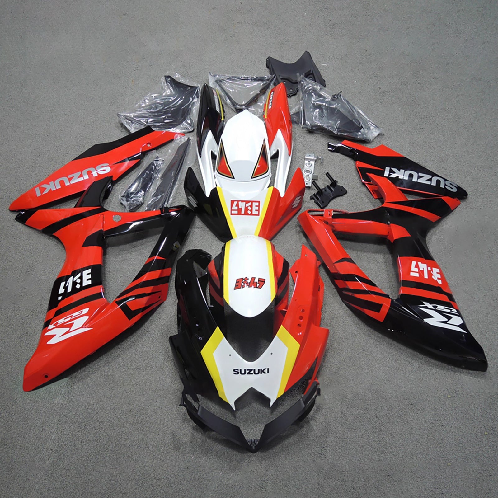 Kit de carénage injecté en plastique ABS pour Suzuki GSXR 600/750 2008-2010 K8
