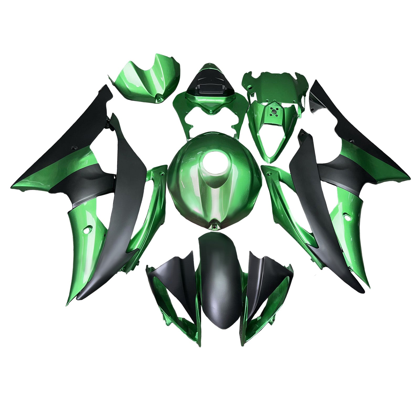 Kit de carénage injecté en plastique ABS pour Yamaha YZFR6 YZF-R6 2008-2016