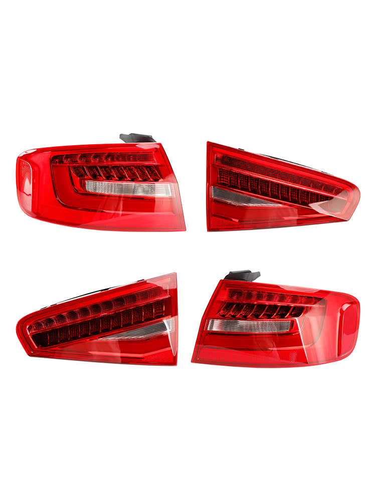 4pcs Rear Tail Light Lamp 8K5945093AC 4AC 5AC 6AC Pour Audi A4 B8.5PA 2013-2016