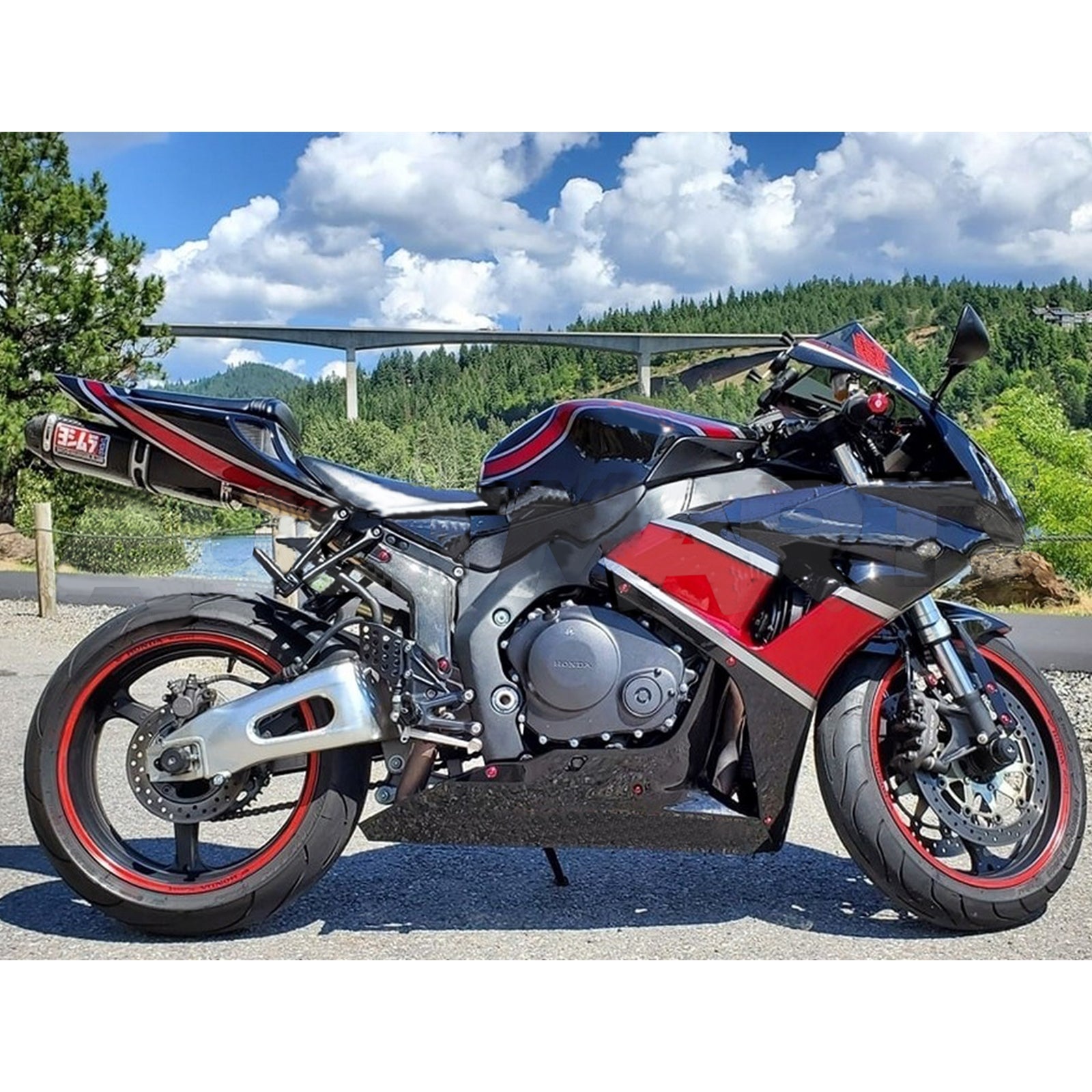 Kit de carénage par injection, carrosserie en plastique ABS pour Honda CBR1000RR 2006-2007