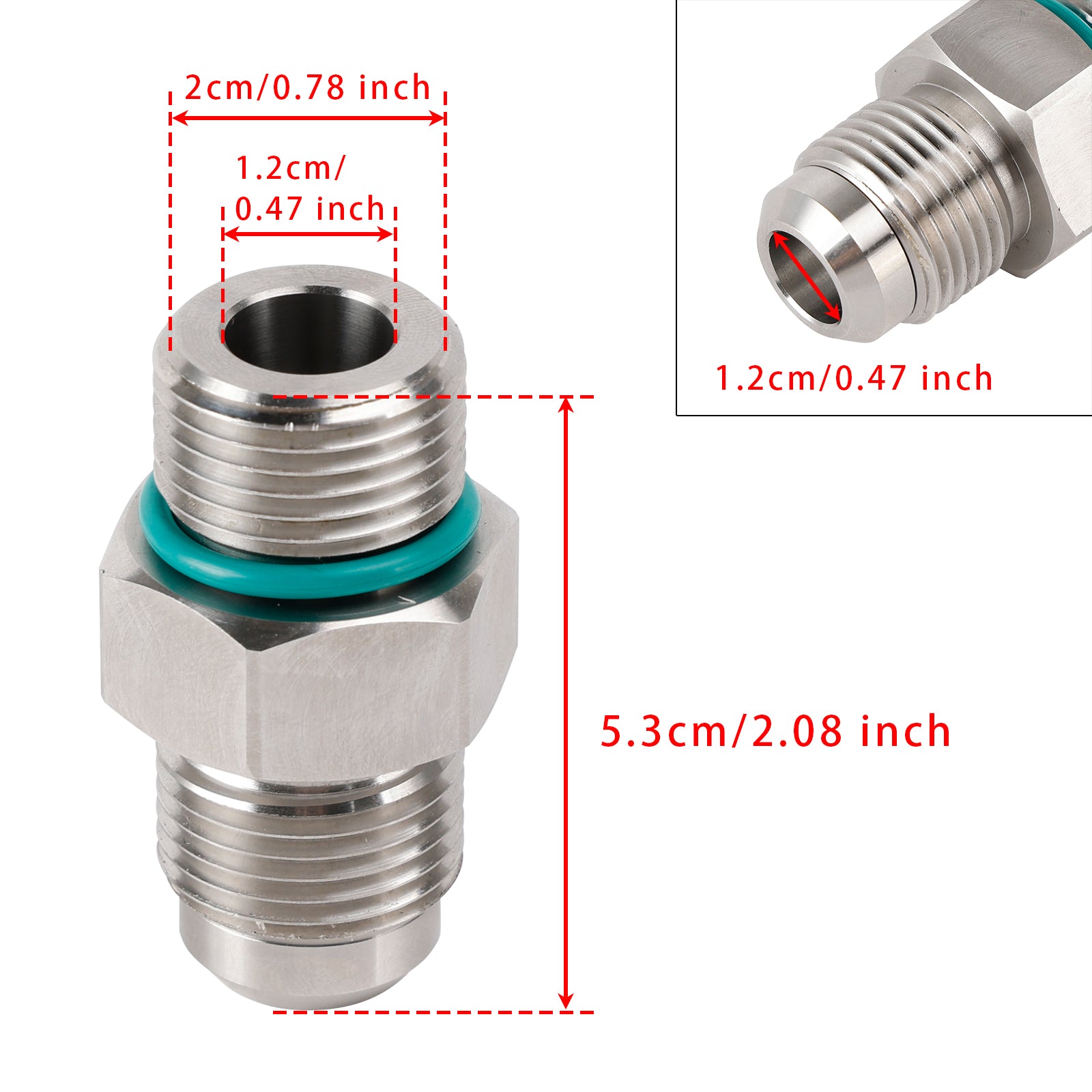 Raccord de clapet anti-retour de pompe à carburant droit 042211 3348332 pour Cummins N14