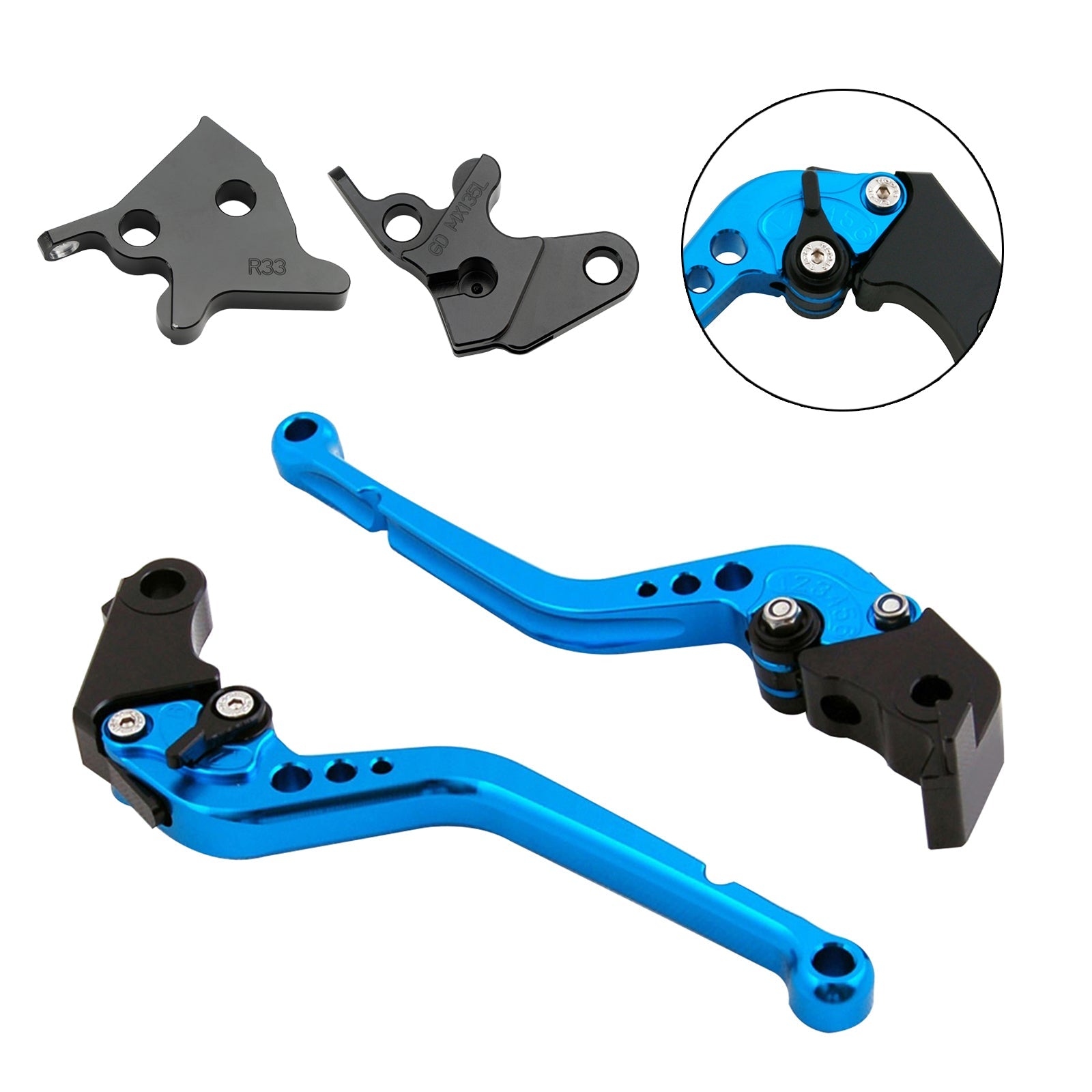 Dolga ročica zavore in sklopke za Yamaha YBR125 2005–2014