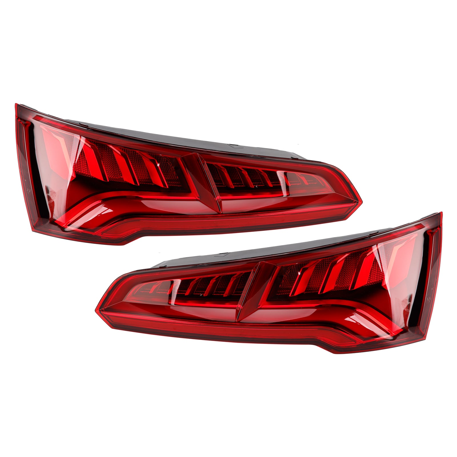 Leva in desna LED zadnja luč 80A945093B, 80A945094B za Audi Q5 MK2 pred prenovo 2017-2020, 5 pinov