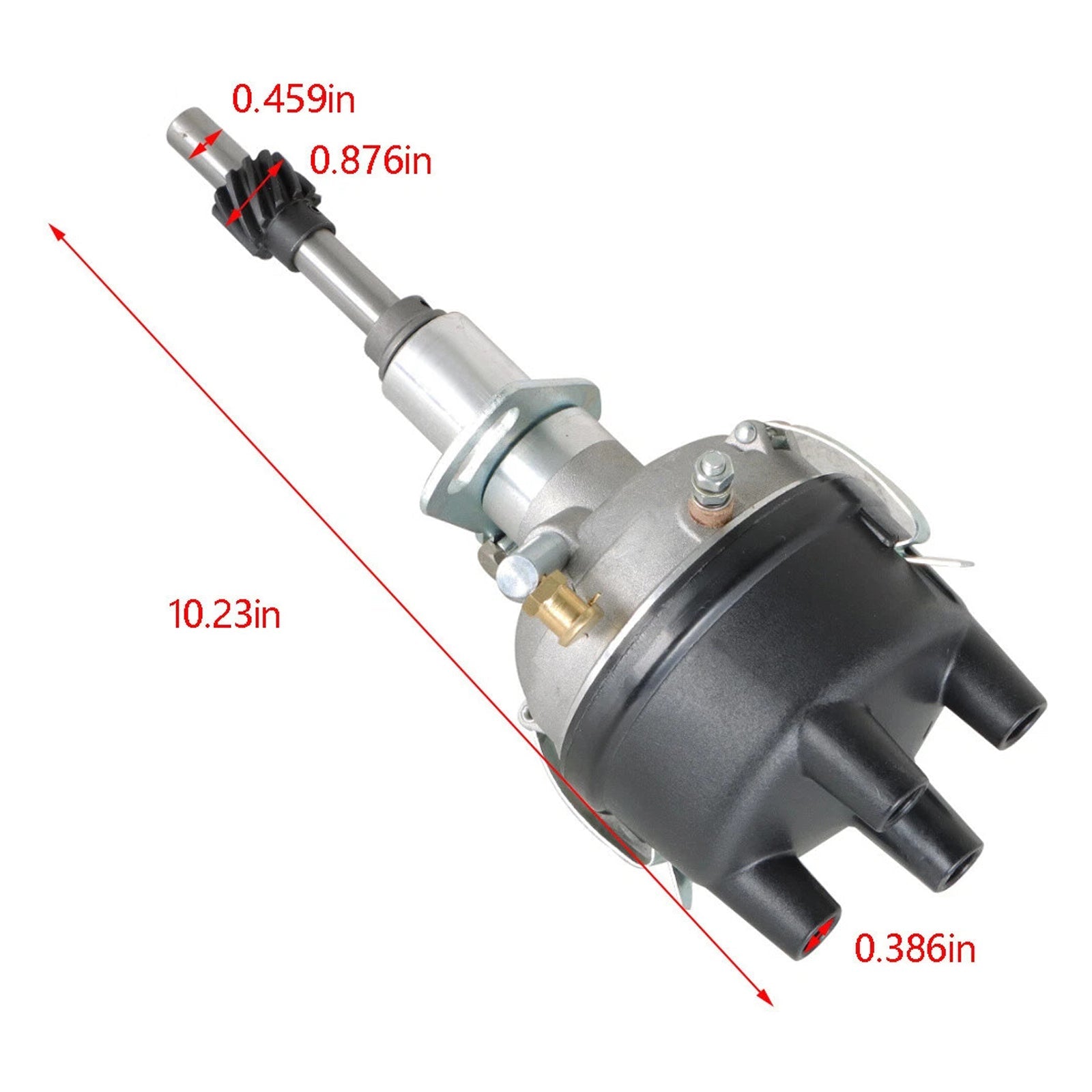 Distribuidor 8N12127B para tractores Ford modelos 2N, 8N y 9N con montaje lateral
