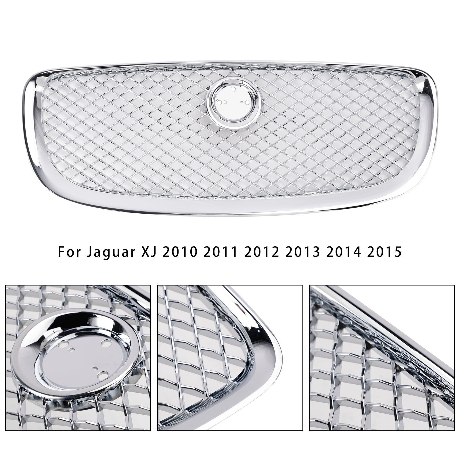 Chrome Front Bumper Grid Jaguar XJ 2010-2015
